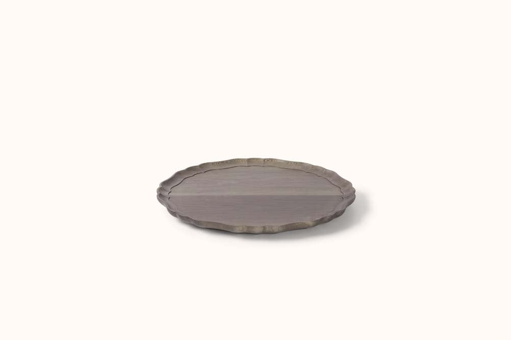 IFUJI ITALIAN ROUND PLATE GREY – KD BIEL