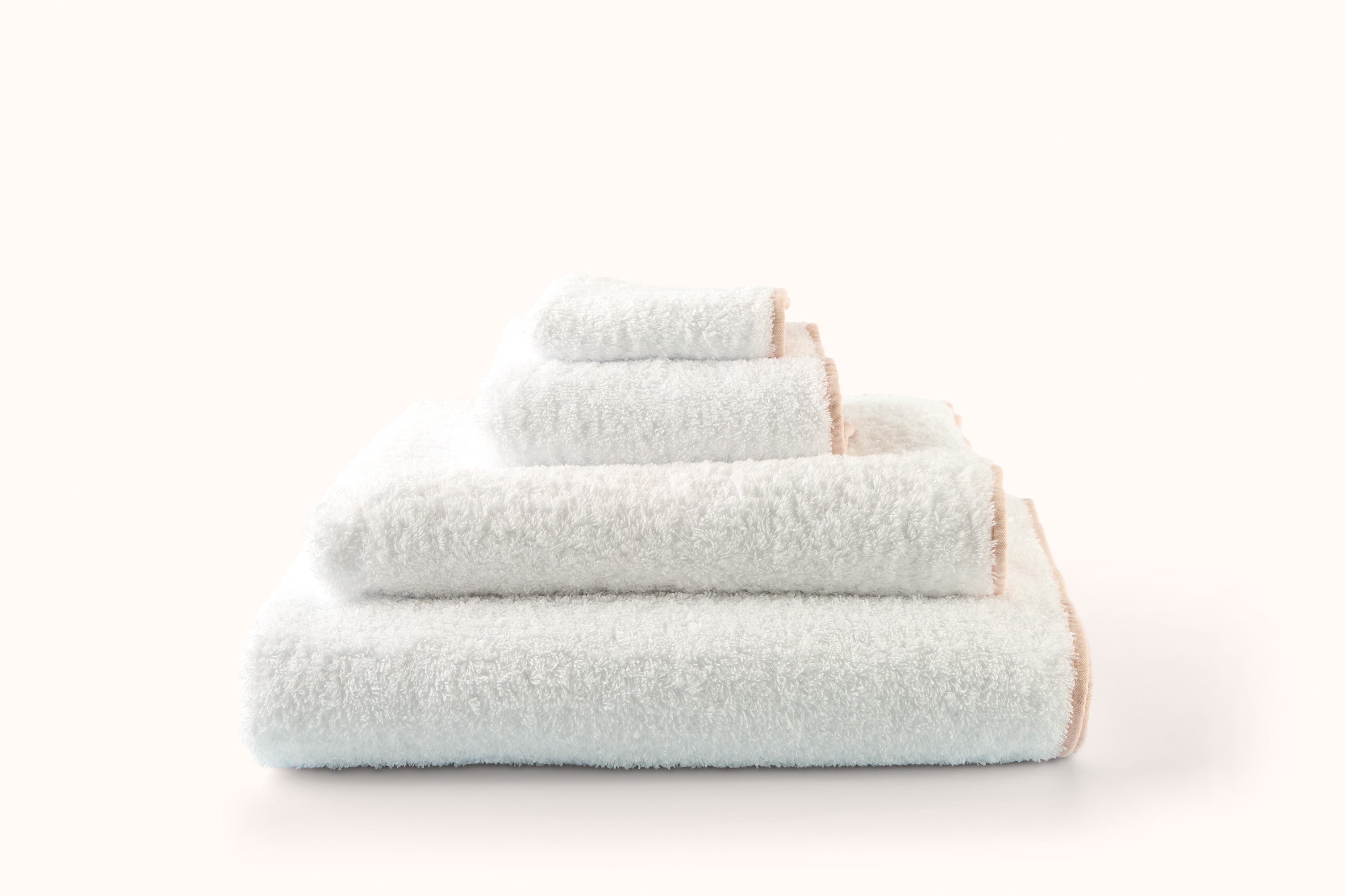 ABYSS & HABIDECOR WHITE/PRIMROSE SUPER PILE TOWELS