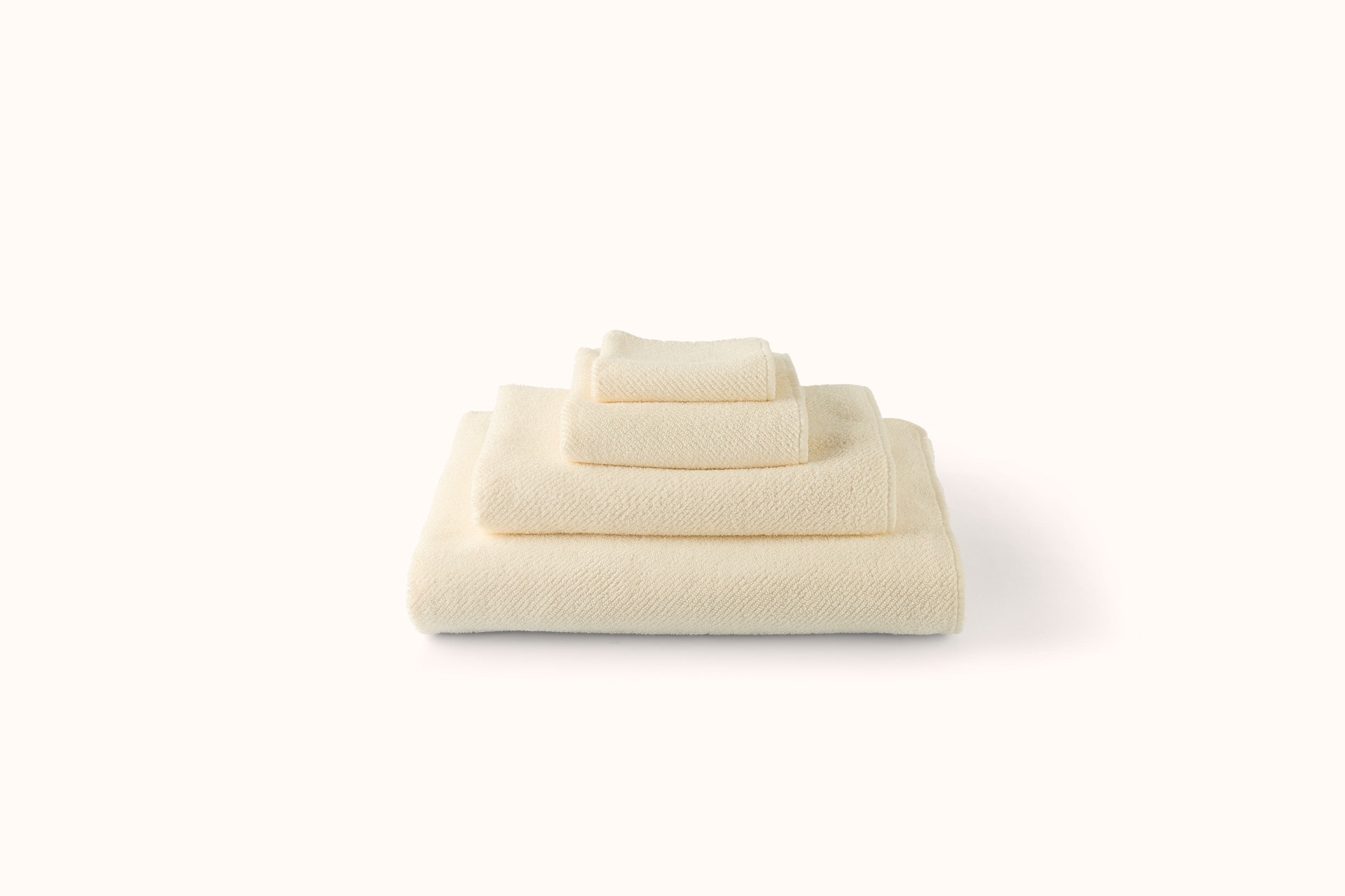 ABYSS & HABIDECOR IVORY TWILL TOWELS