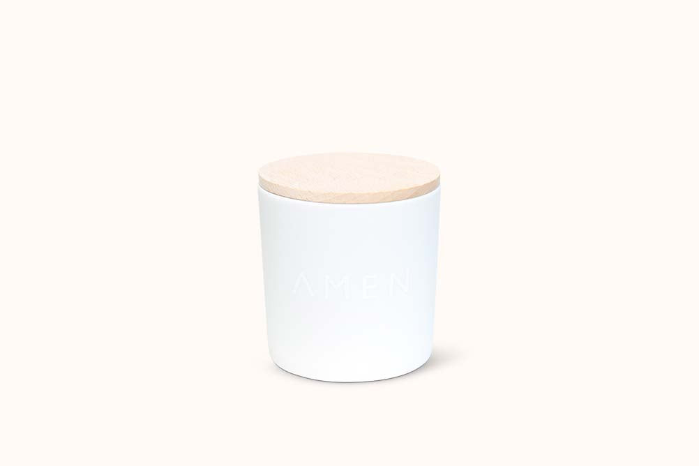 AMEN SANTALWOOD SCENTED CHAKRA CANDLE