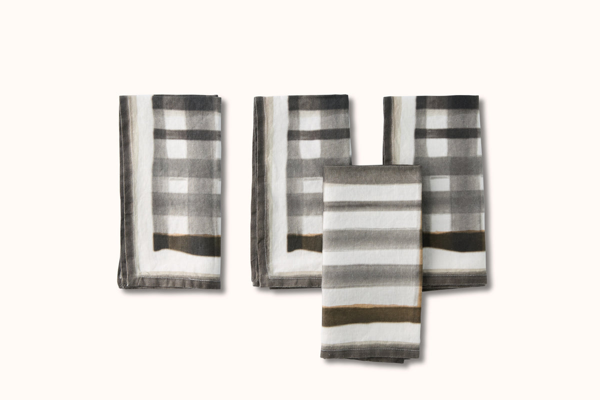ARCOLAIO TARTAN EARTHTONES NAPKIN