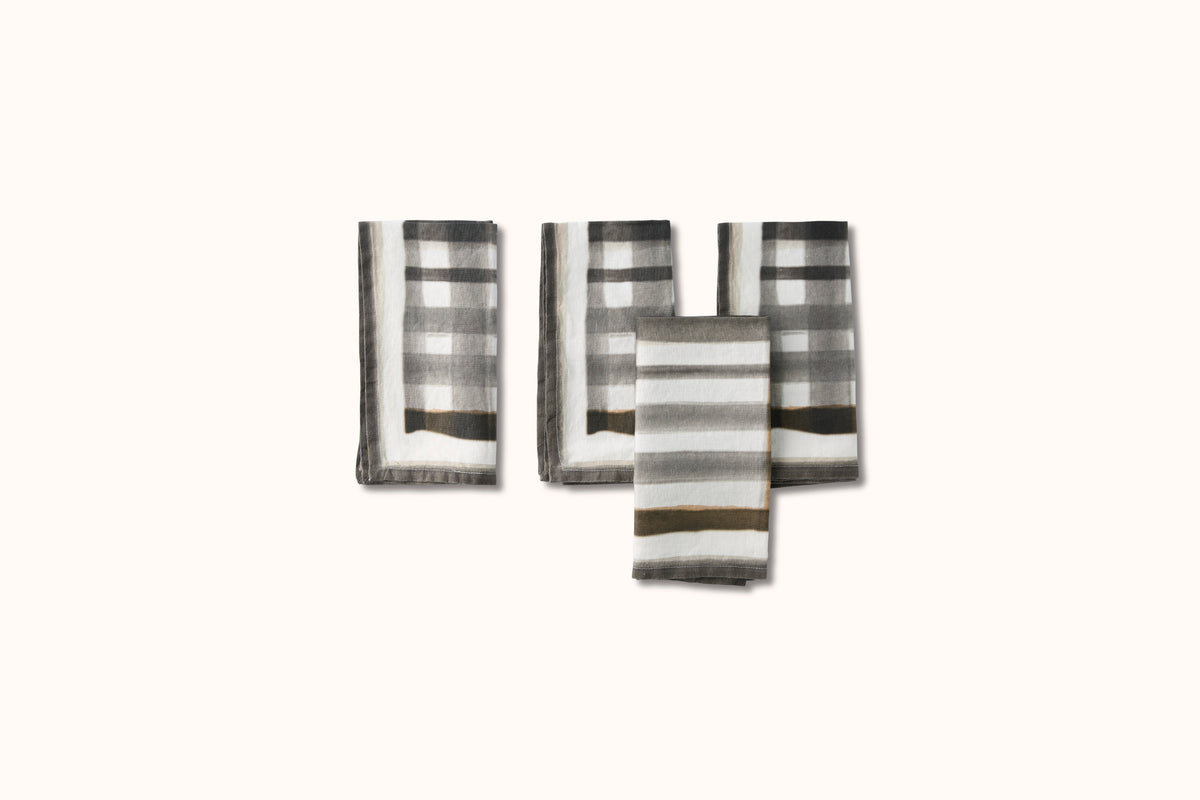ARCOLAIO TARTAN EARTHTONES NAPKIN