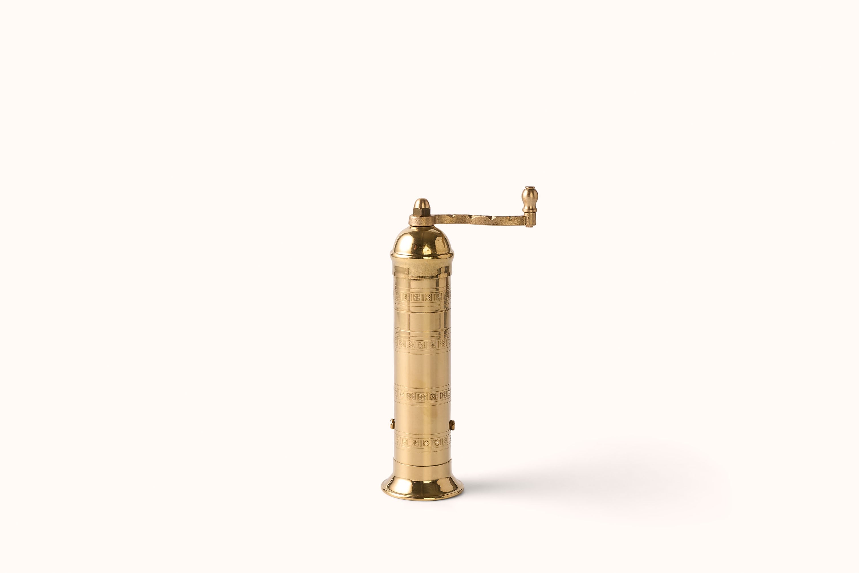 ATLAS BRASS PEPPER MILL 8"