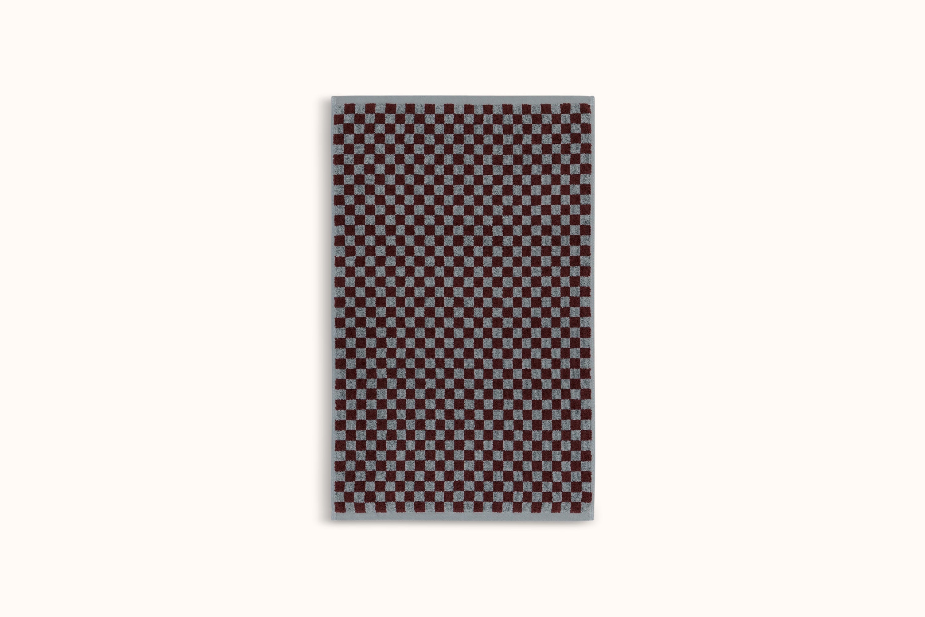 BAINA CEMENT & RHUS CHECKERBOARD BATH MAT
