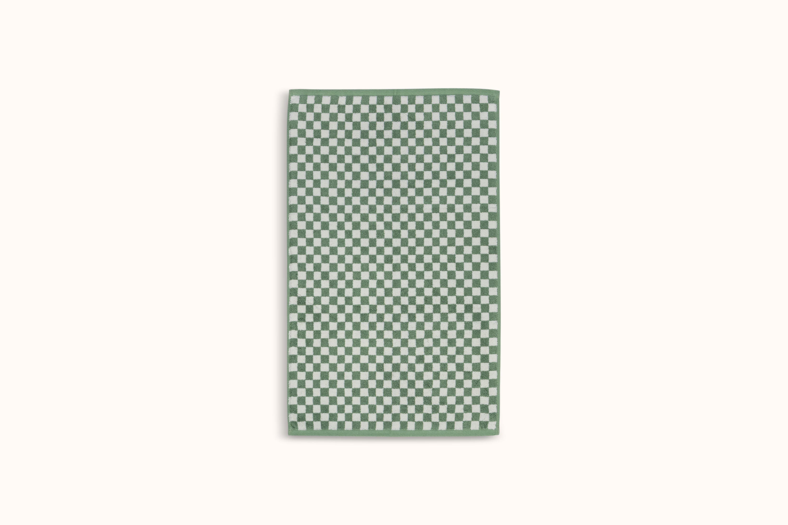 BAINA SAGE & CHALK CHECKERBOARD BATH MAT