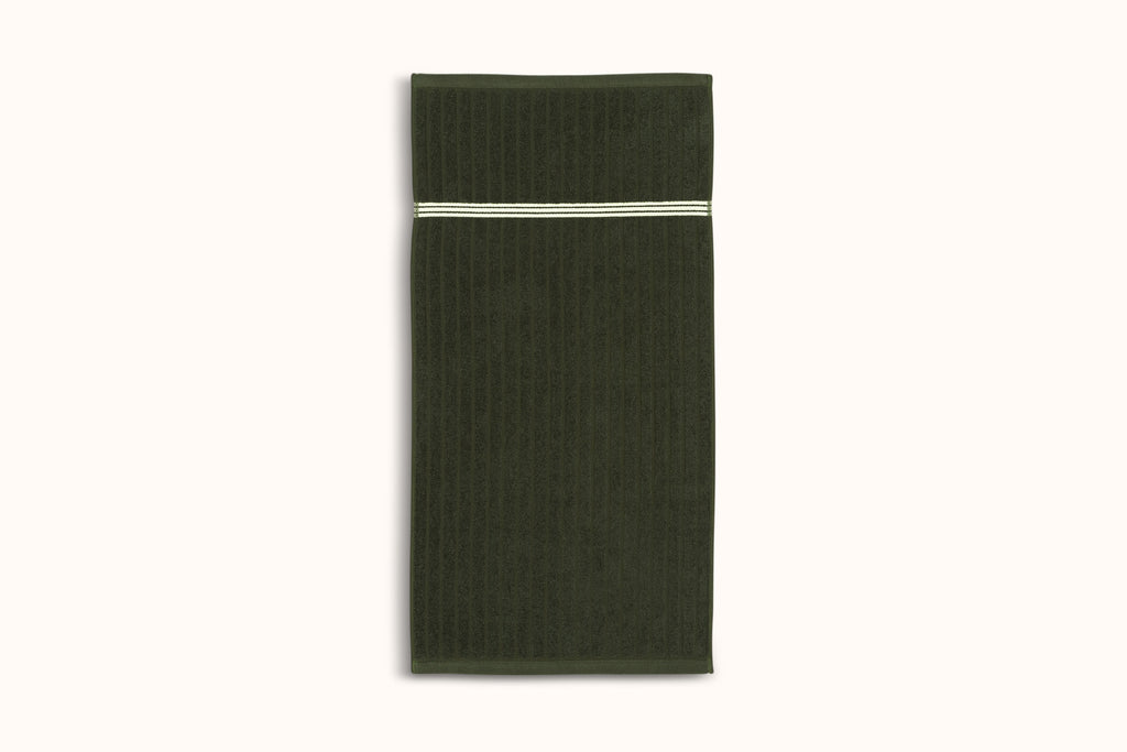 BAINA MOSS RIBBED TOWELS