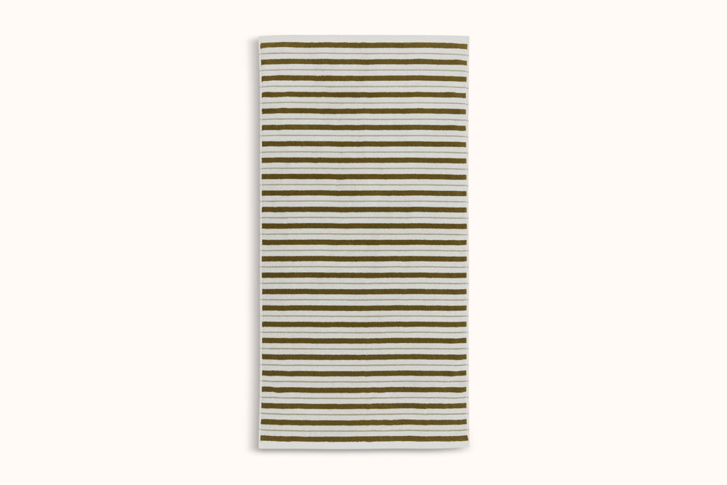 BAINA CAPER & CHALK STRIPE TOWELS