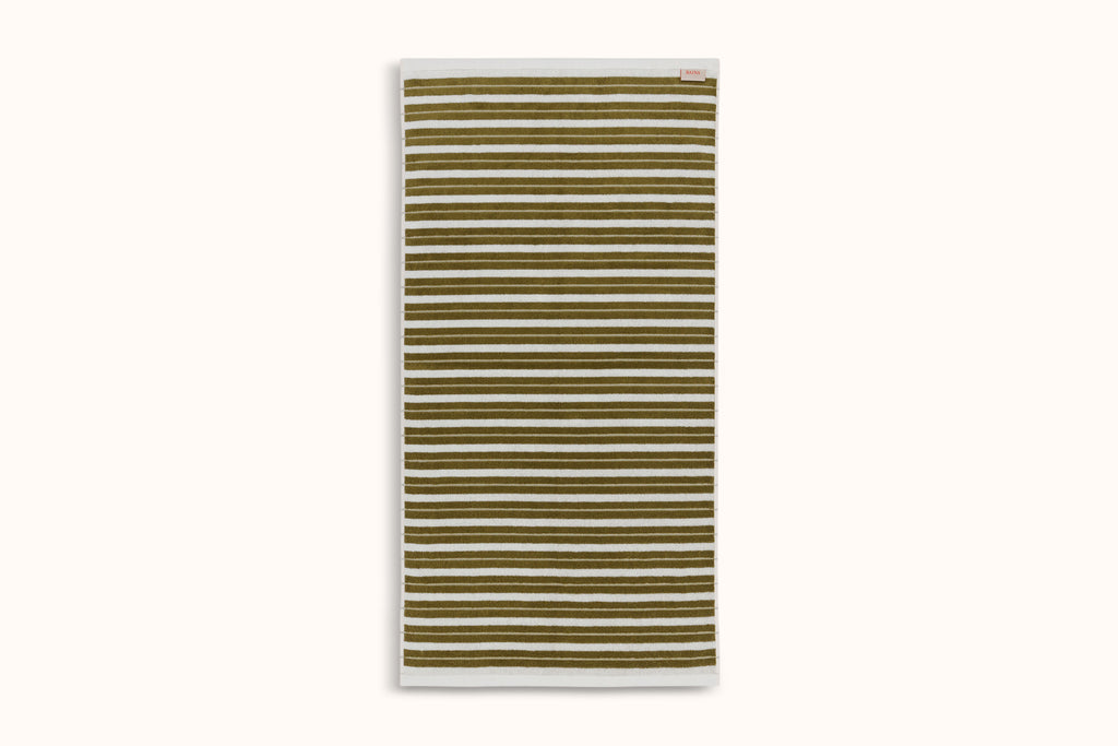 BAINA CAPER & CHALK STRIPE TOWELS