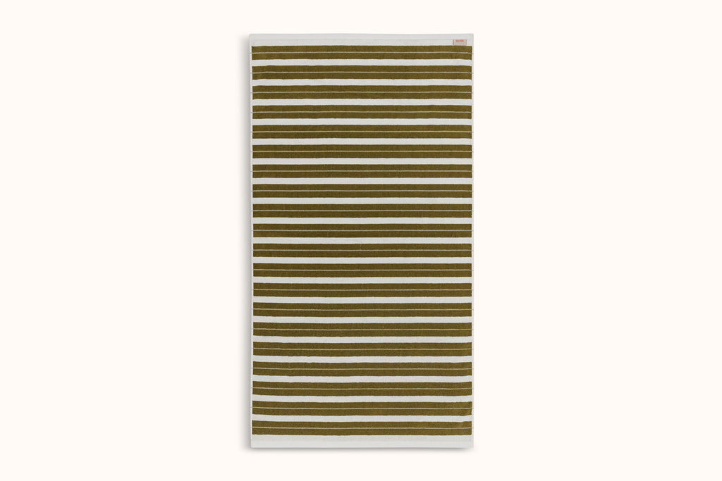 BAINA CAPER & CHALK STRIPE TOWELS