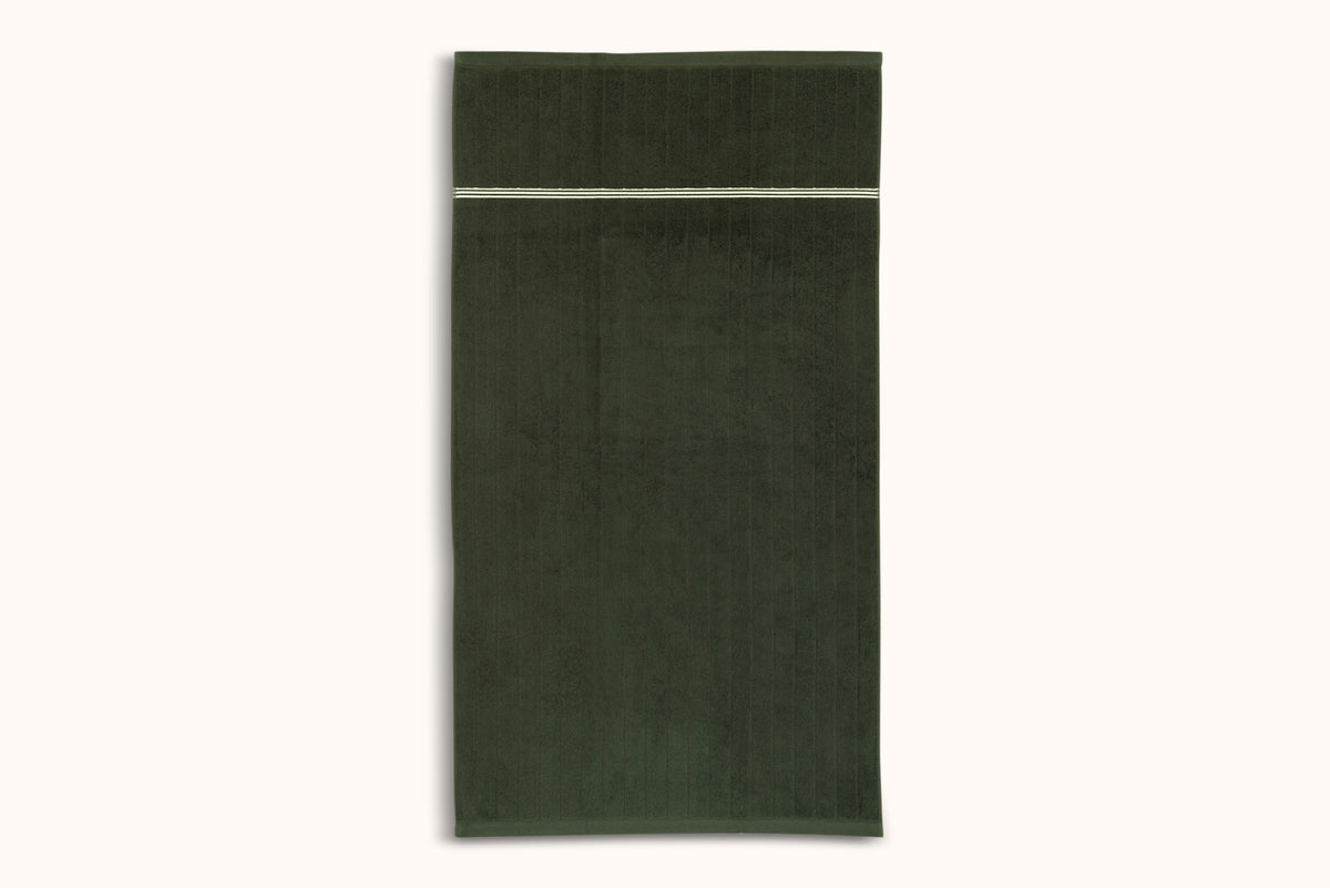 BAINA MOSS RIBBED TOWELS
