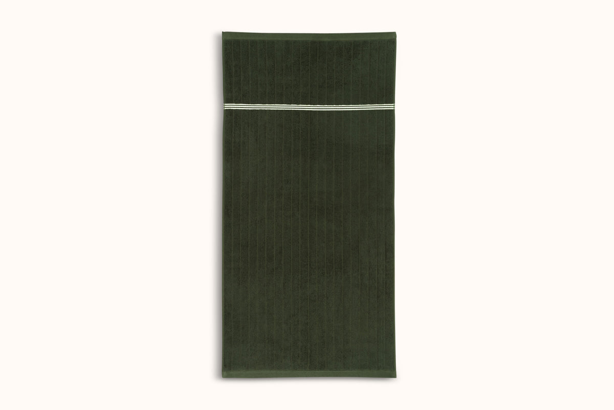 BAINA MOSS RIBBED TOWELS