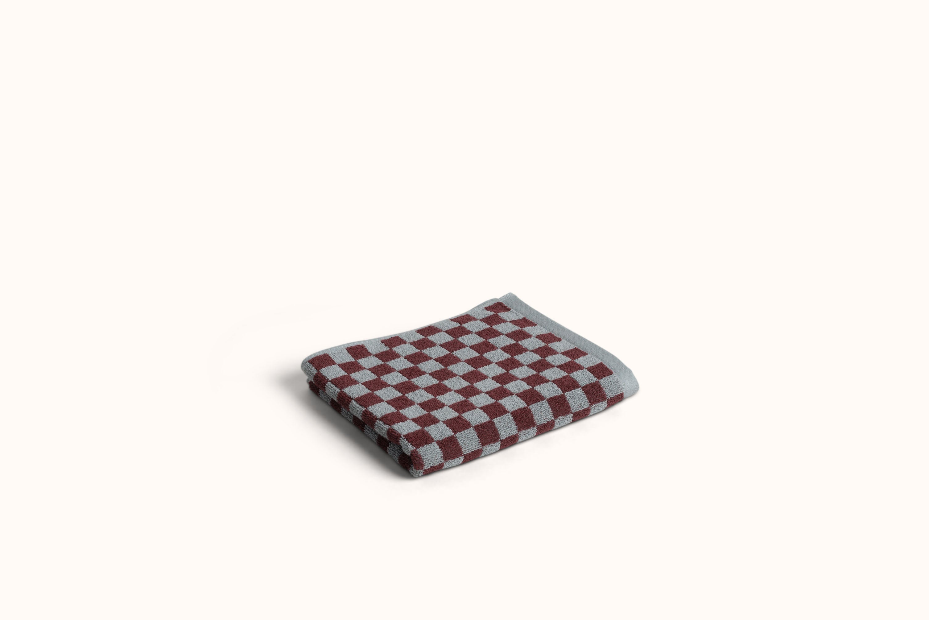 BAINA CEMENT & RHUS CHECKERBOARD TOWELS