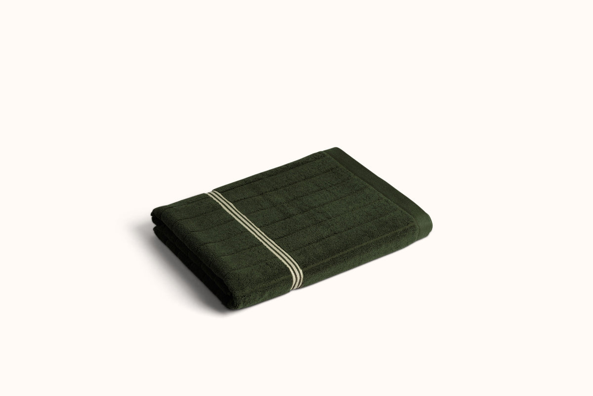 BAINA MOSS RIBBED TOWELS