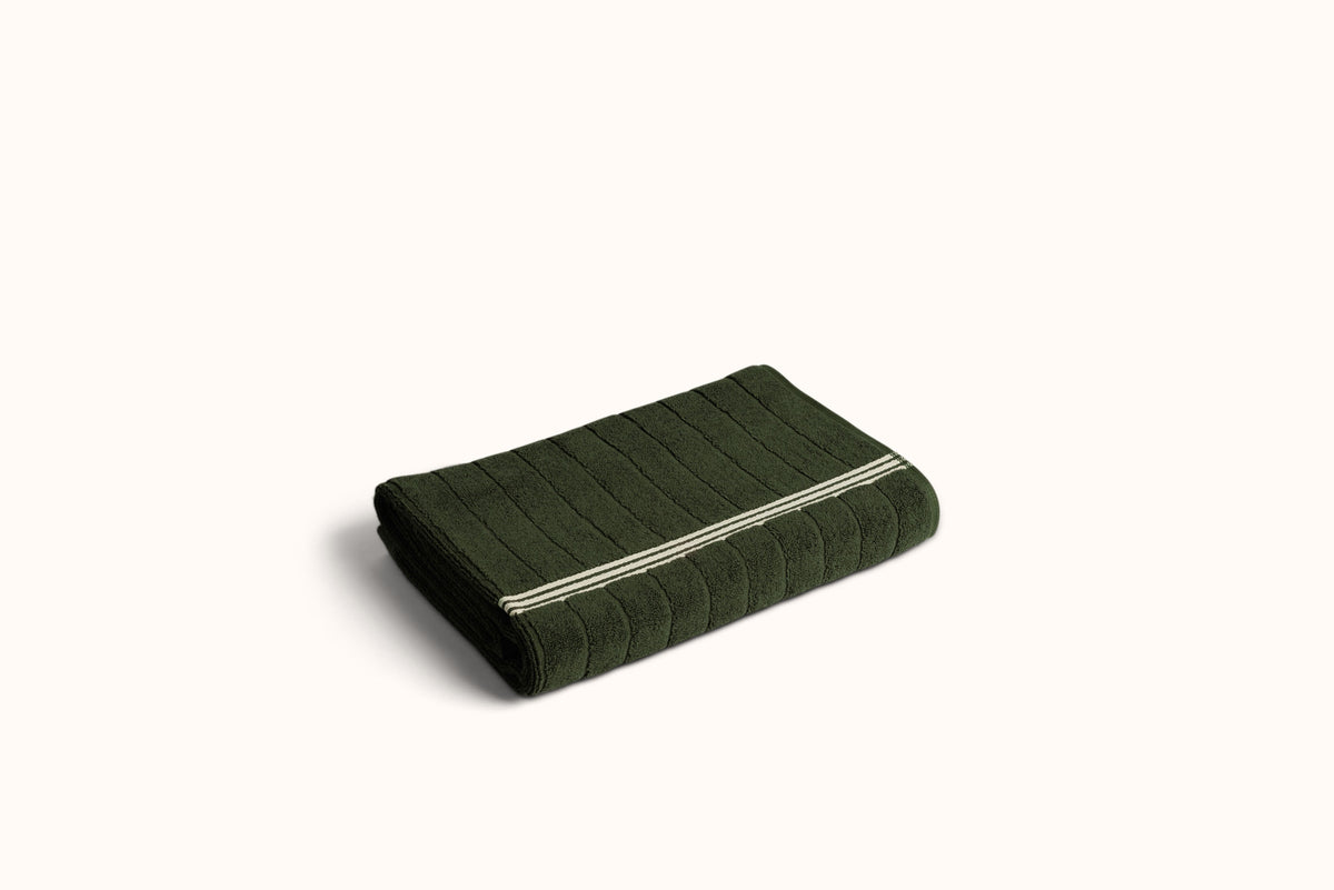 BAINA MOSS RIBBED TOWELS