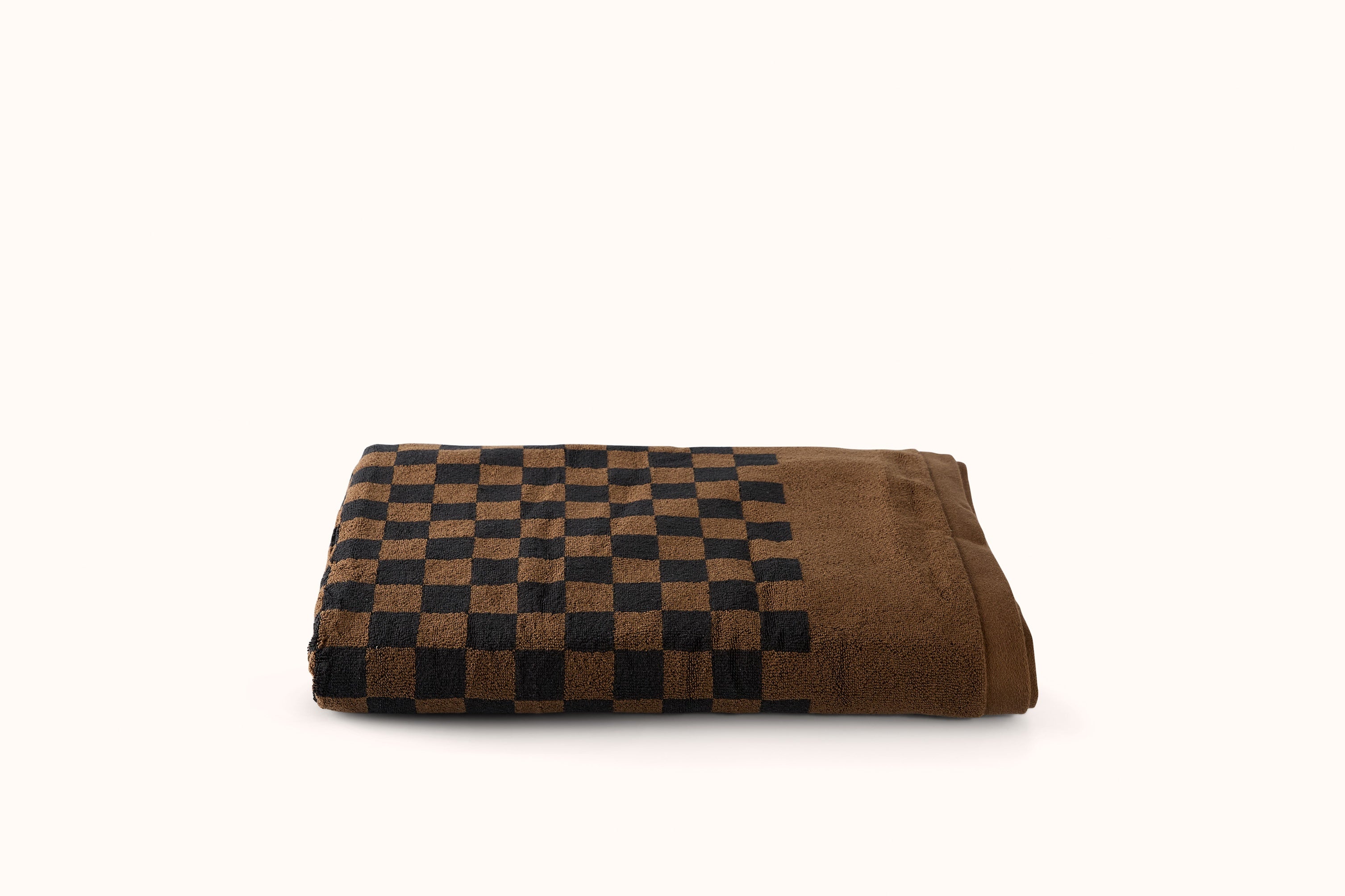 BAINA TABAC & NOIR ROMAN POOL TOWEL