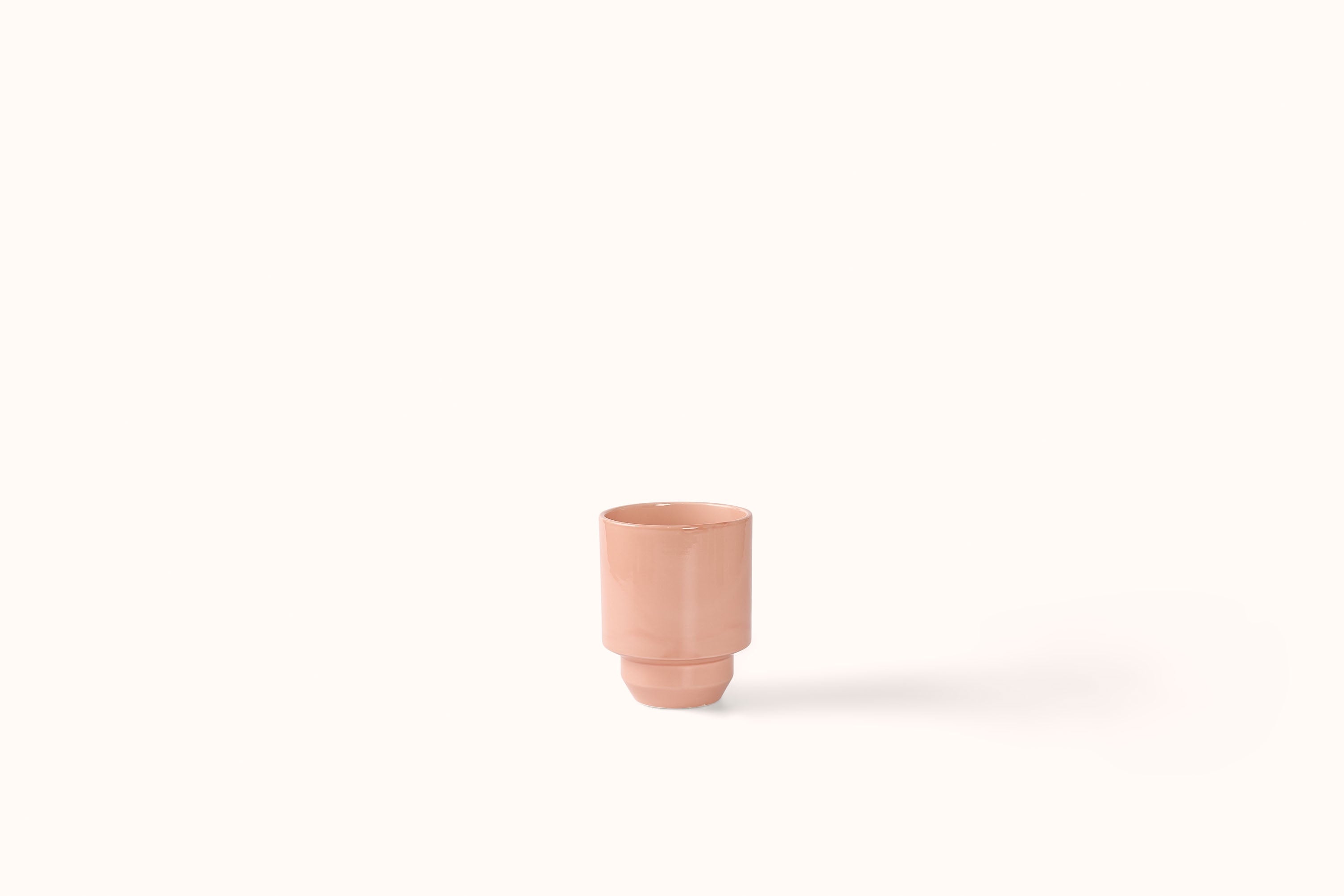 BERGS POTTER QUARTZ ROSE GLAZED HOFF POT