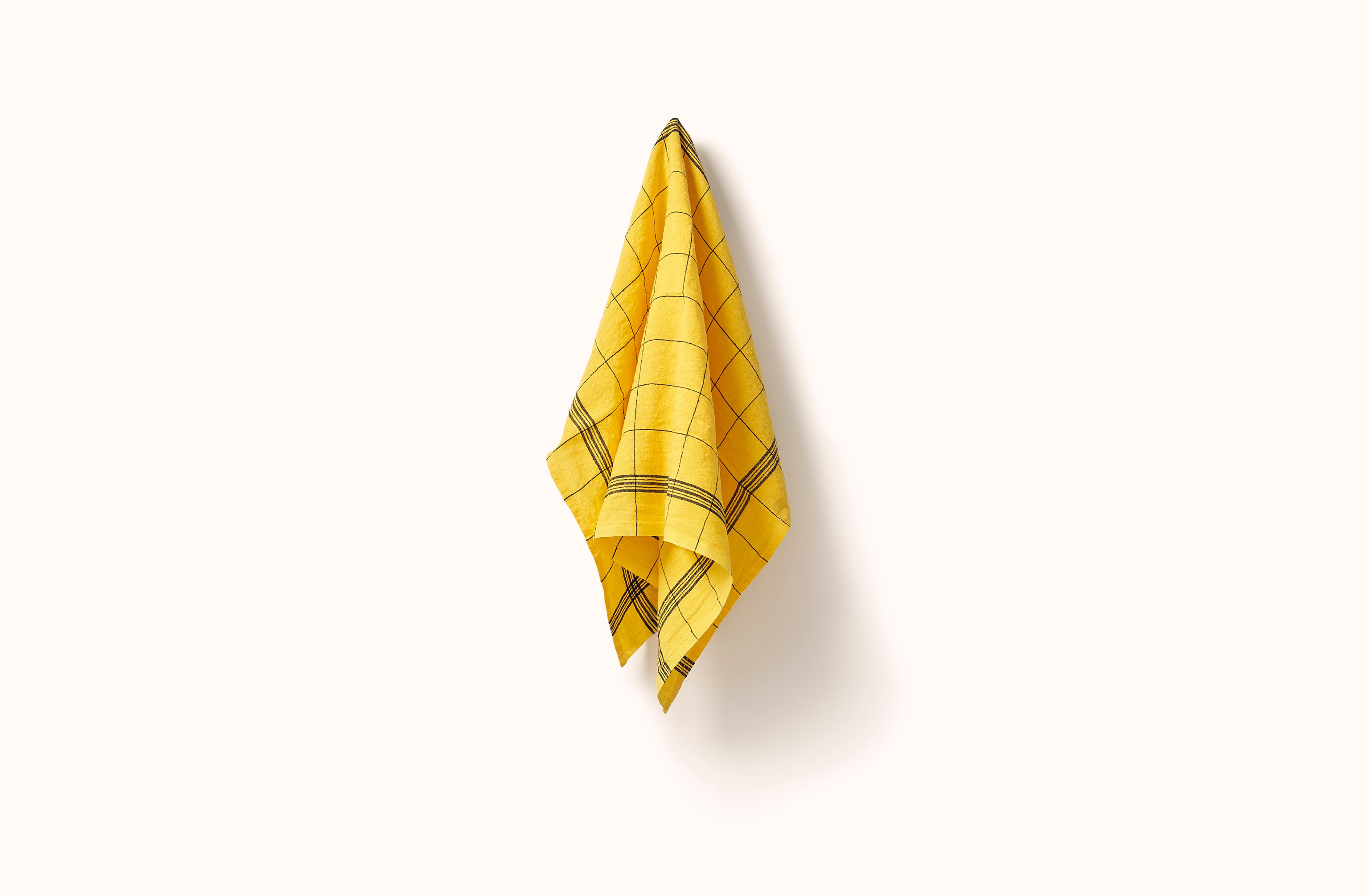 CHARVET YELLOW BISTRO LINEN KITCHEN TOWEL