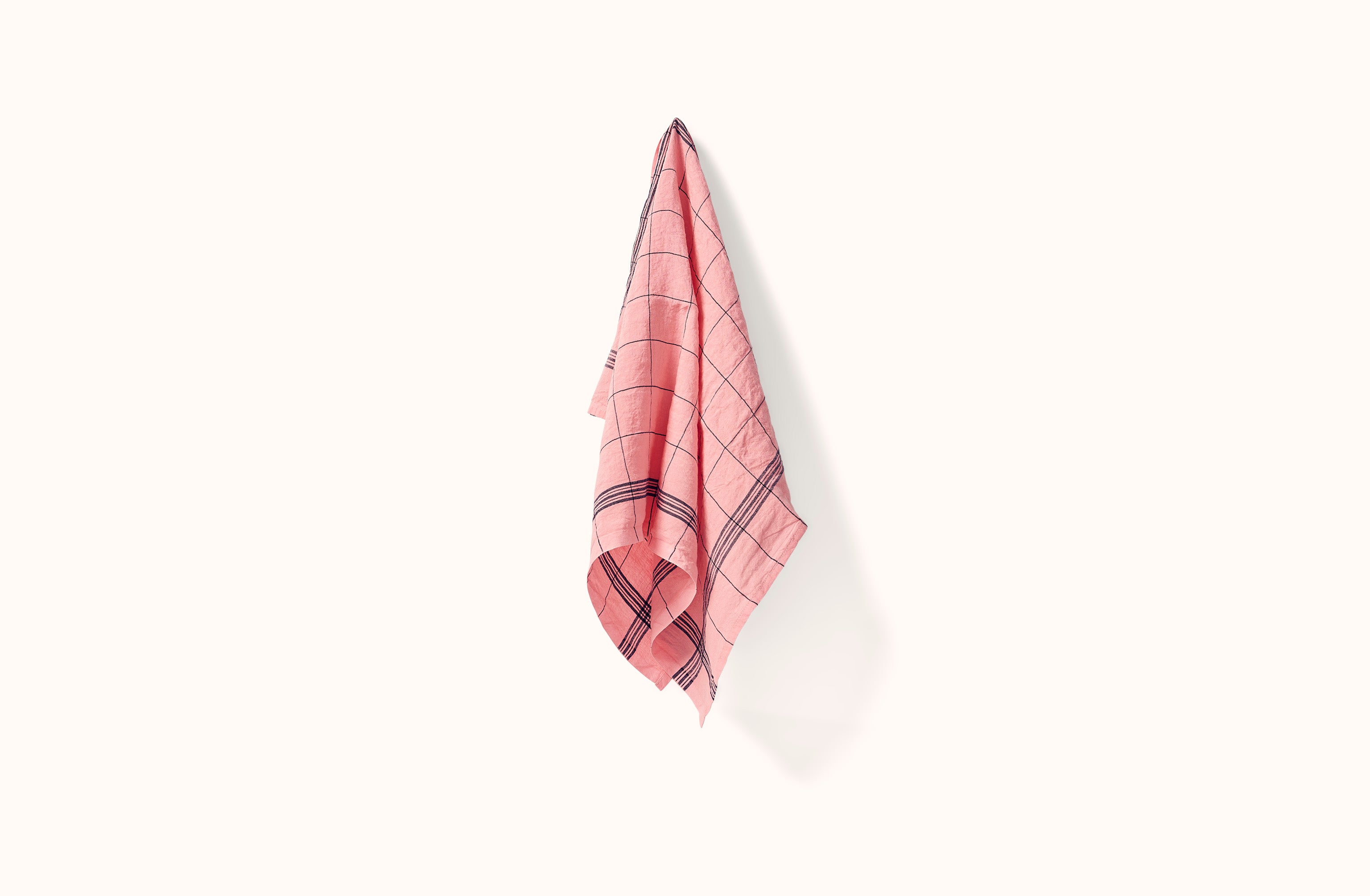 CHARVET PINK BISTRO LINEN KITCHEN TOWEL