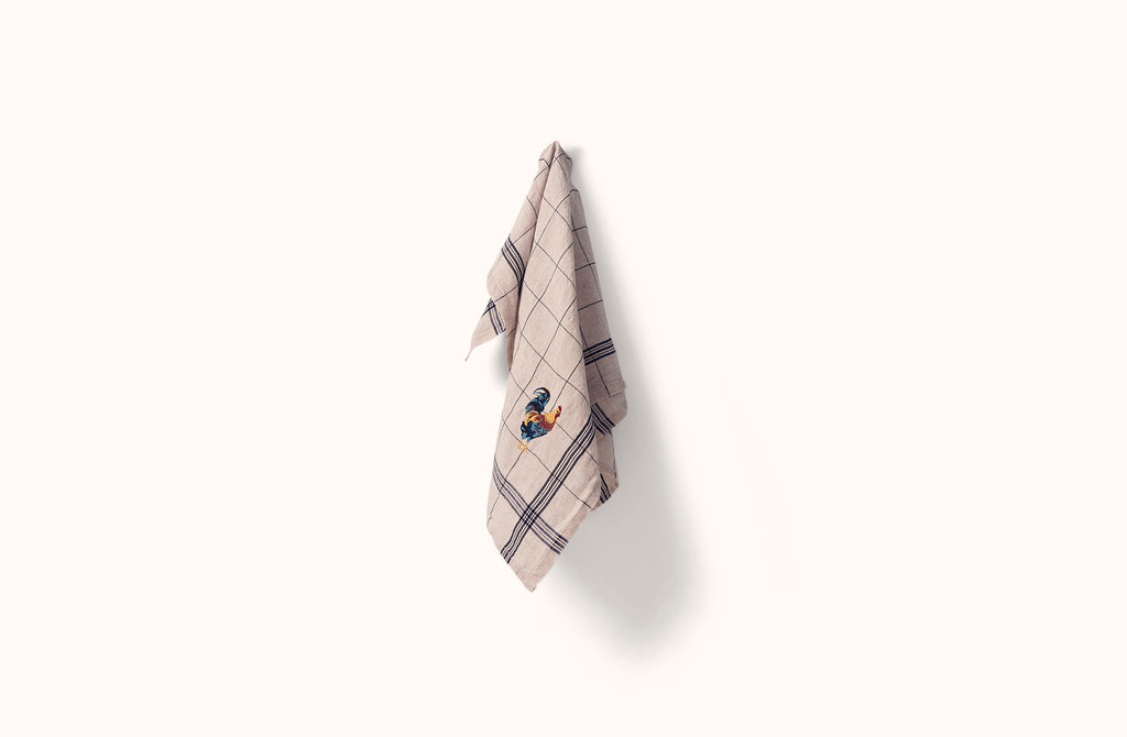CHARVET NATURAL BISTRO LINEN KITCHEN TOWEL