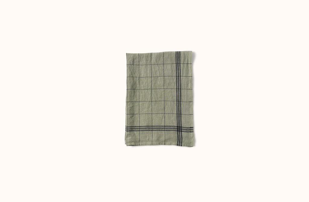 CHARVET SAGE BISTRO LINEN KITCHEN TOWEL