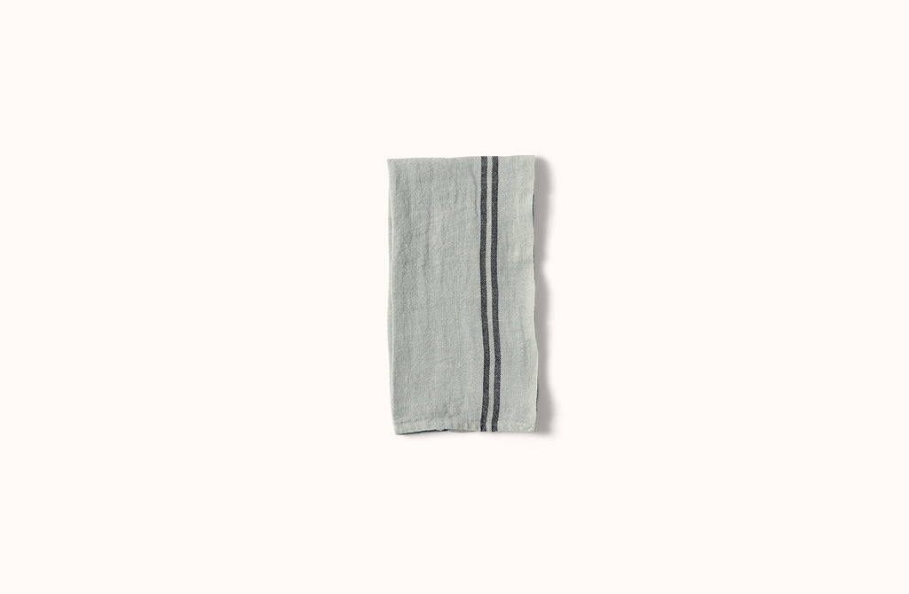 CHARVET LIGHT BLUE COUNTRY LINEN KITCHEN TOWEL