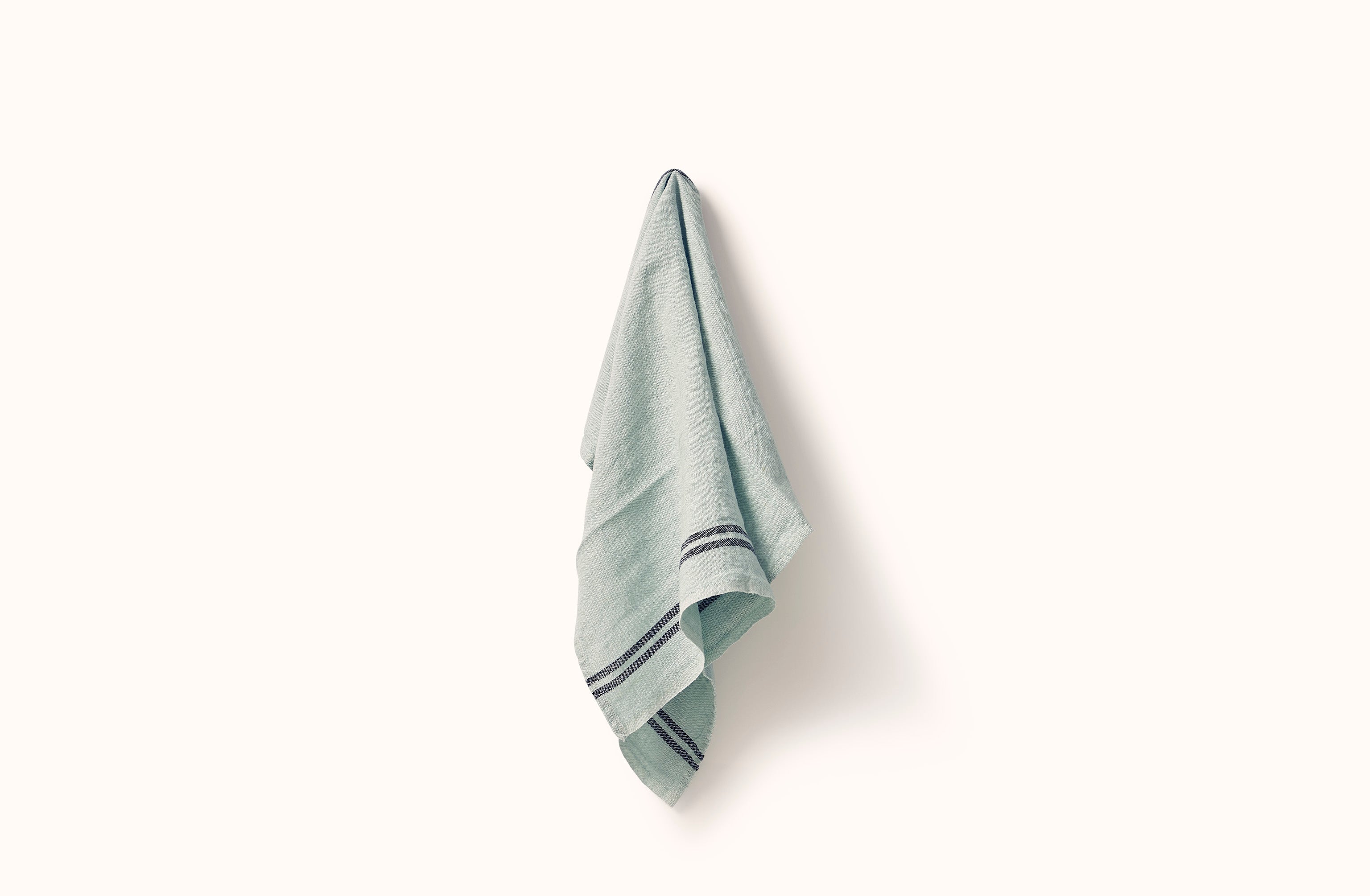 CHARVET LIGHT BLUE COUNTRY LINEN KITCHEN TOWEL
