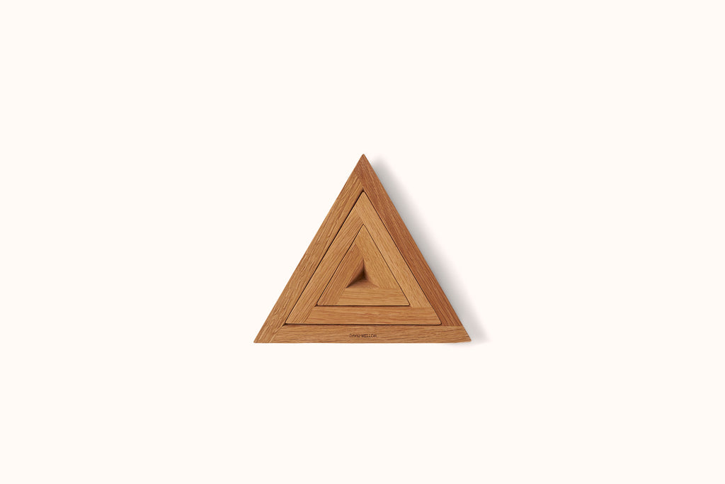 DAVID MELLOR OAK TRIPLE TRIVET SET