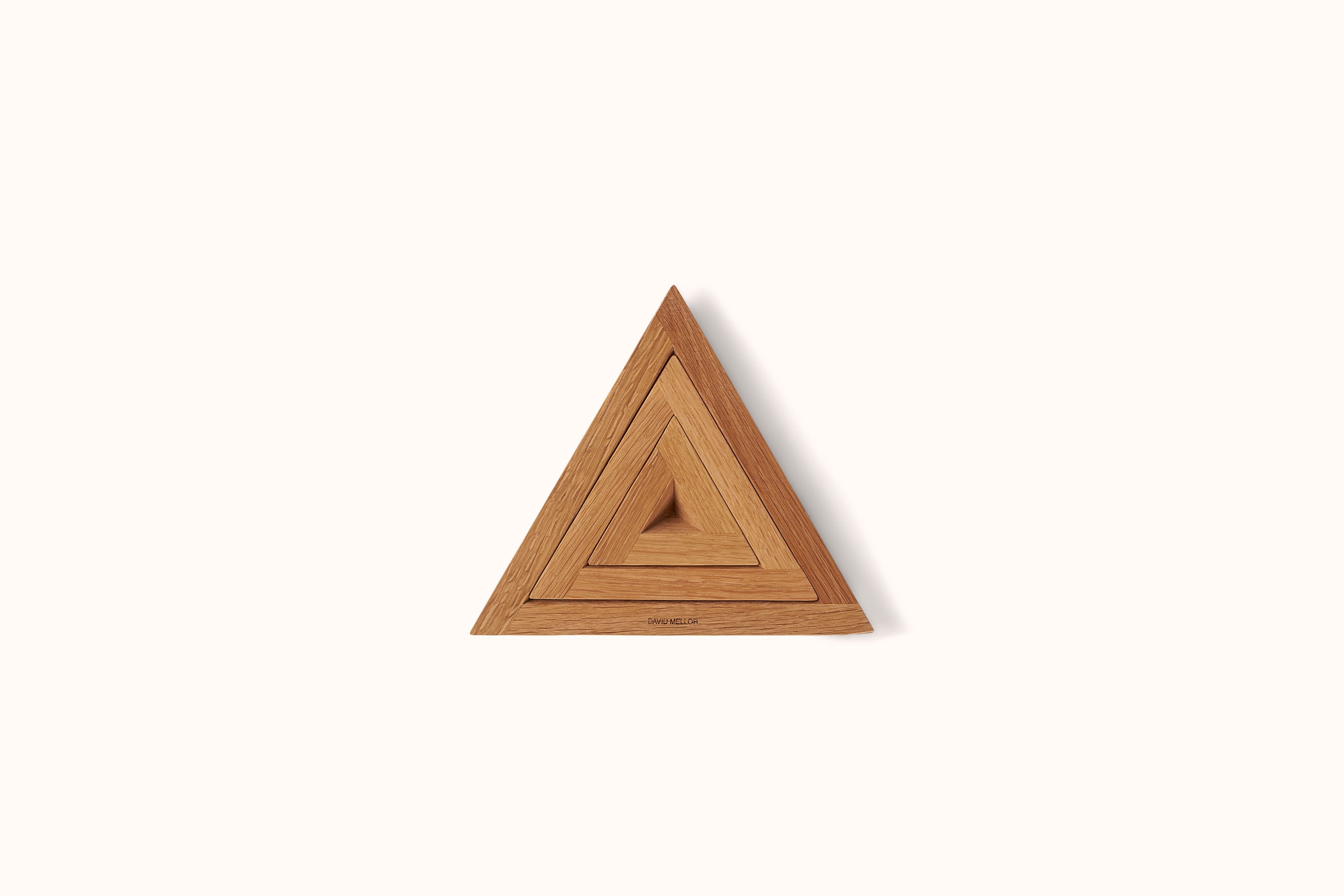 DAVID MELLOR OAK TRIPLE TRIVET SET