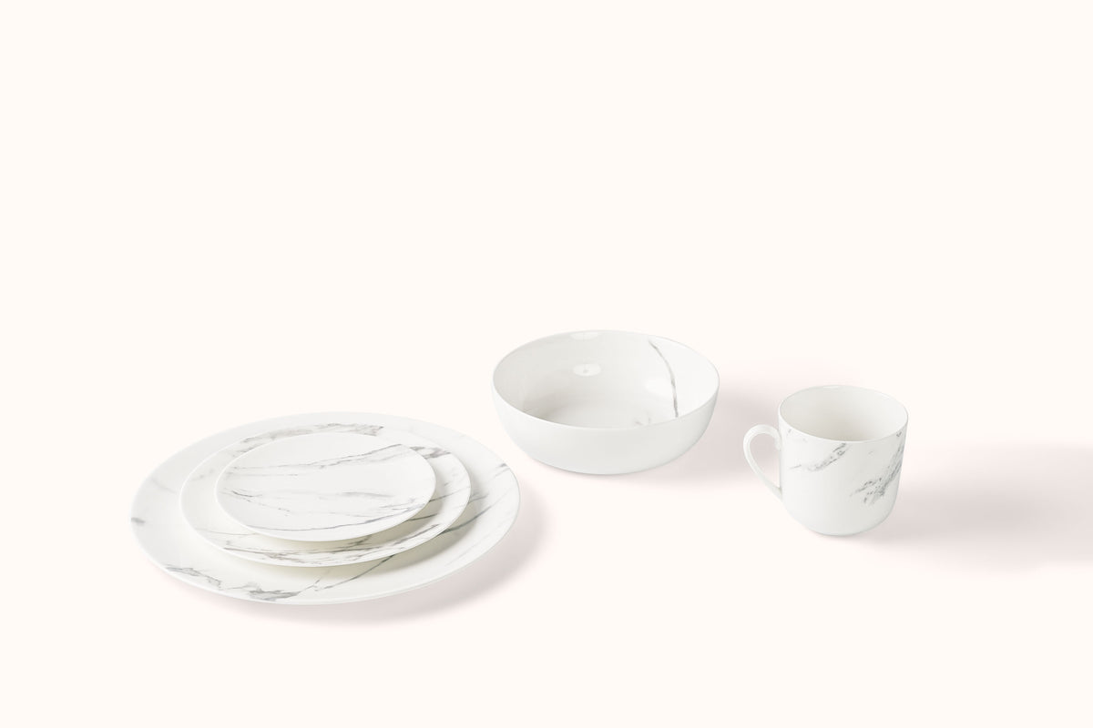 DIBBERN FINE BONE CHINA CARRARA DINNERWARE