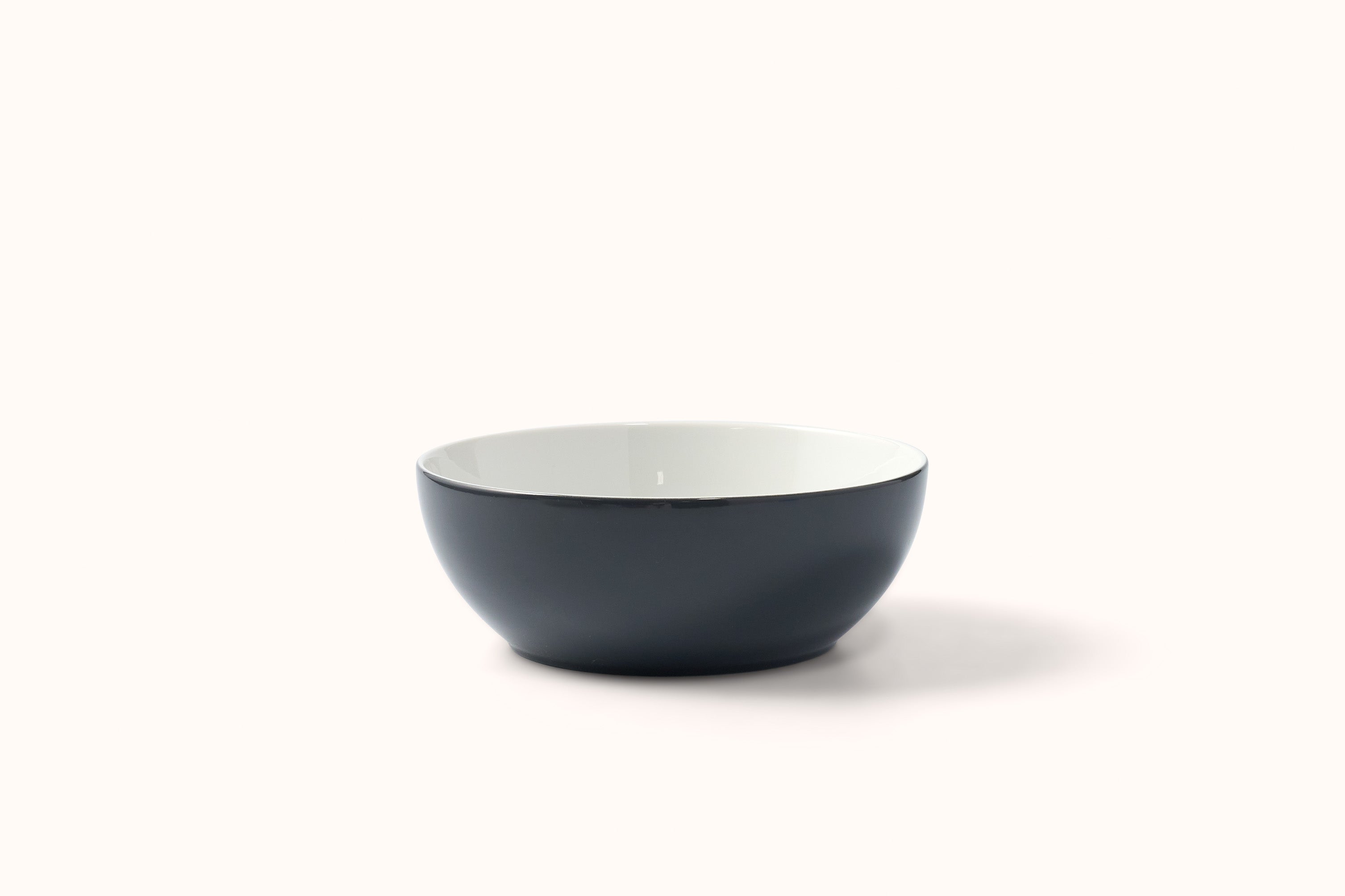 DIBBERN ANTHRACITE PORCELAIN SOLID COLOR SERVING BOWL