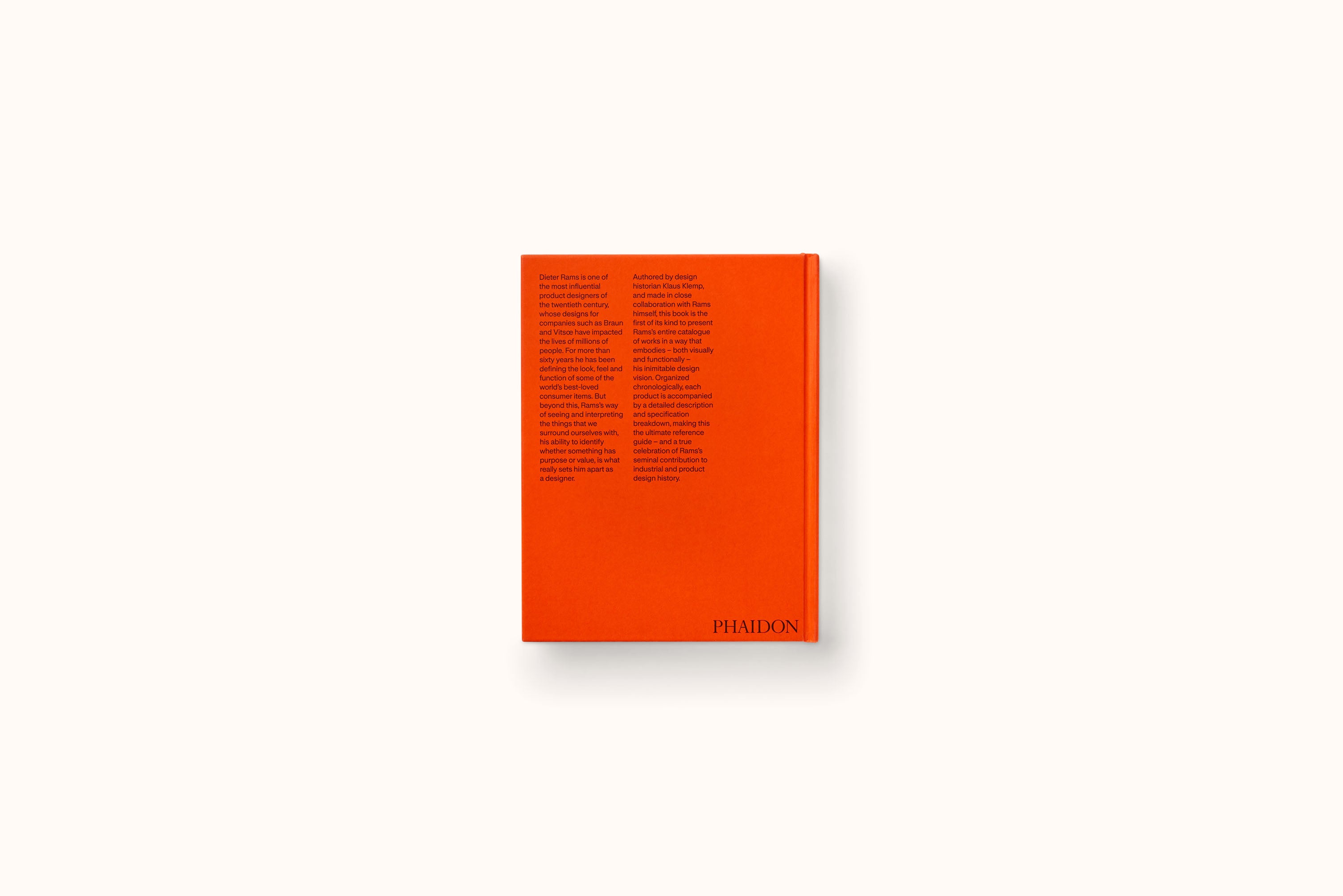 DIETER RAMS: THE COMPLETE WORKS BY KLAUS KEMP