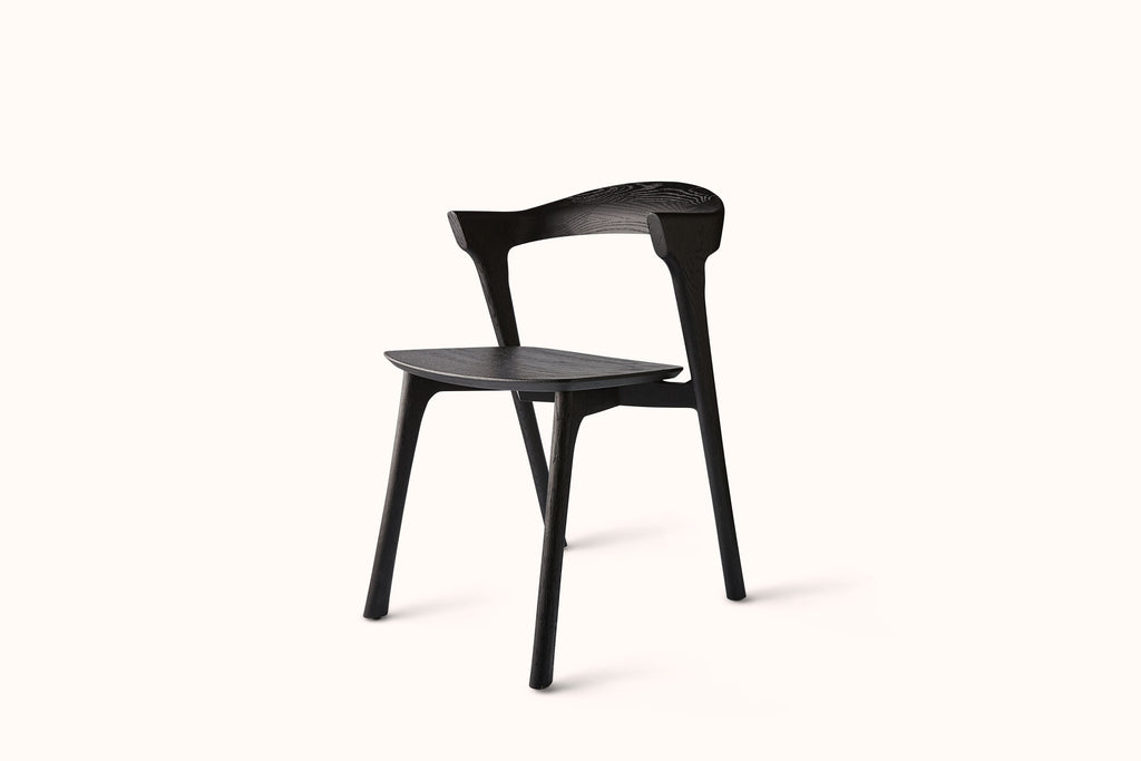 ETHNICRAFT BOK DINING CHAIR - BLACK OAK
