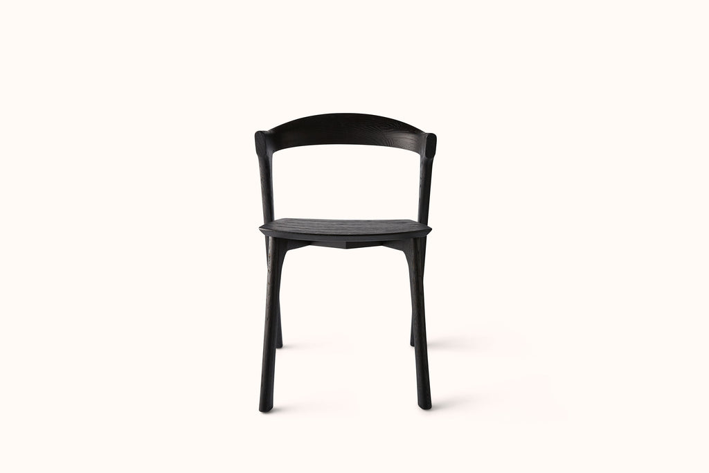 ETHNICRAFT BOK DINING CHAIR - BLACK OAK
