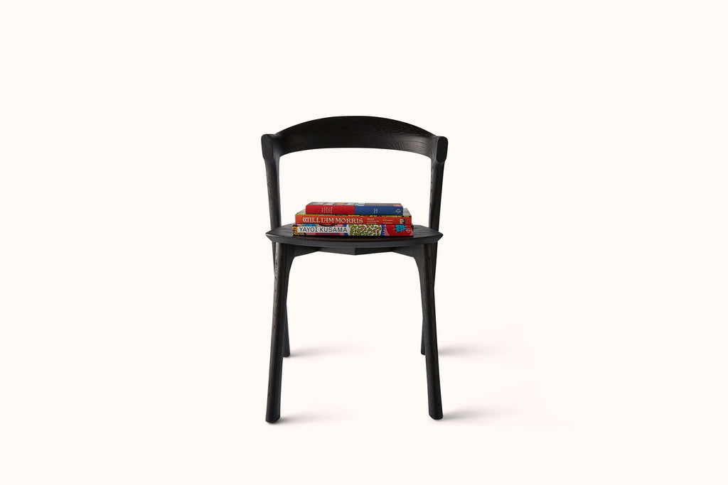 ETHNICRAFT BOK DINING CHAIR - BLACK OAK