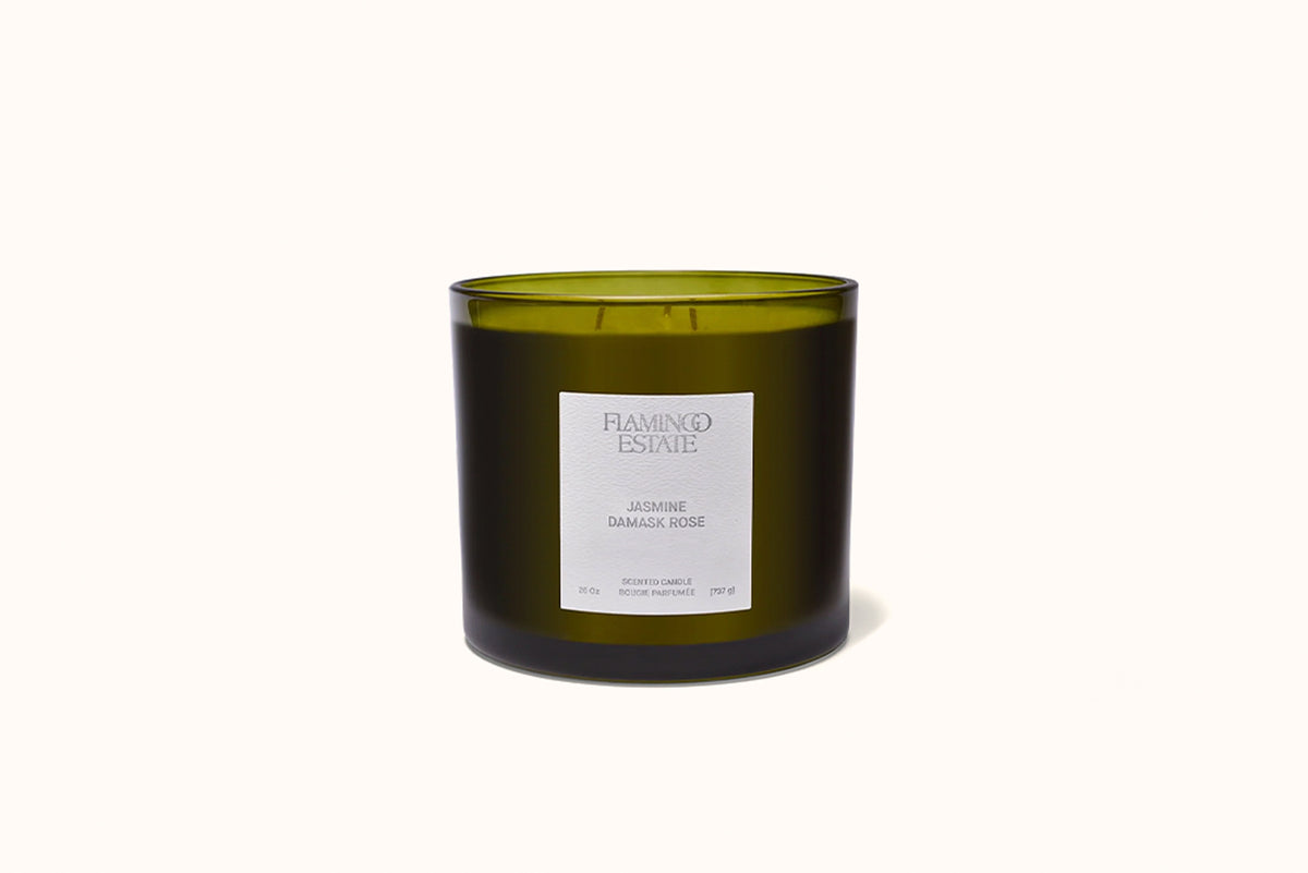 FLAMINGO ESTATE JASMINE DAMASK ROSE XL CANDLE