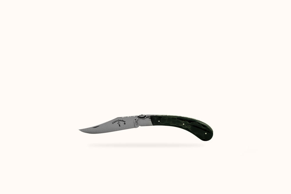 FONTENILLE-PATAUD LE CAPUCHADOU GUILLOCHE KNIFE - BRASS