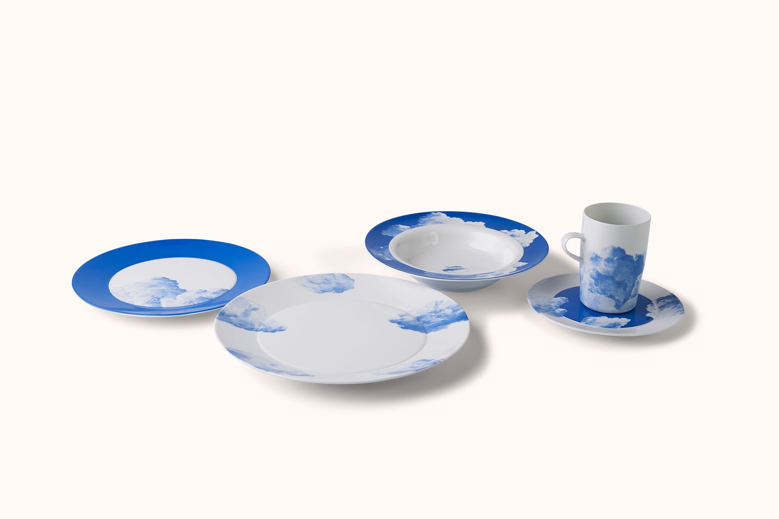 FURSTENBURG BLUE CLOUDS PORCELAIN REVERIE DINNERWARE