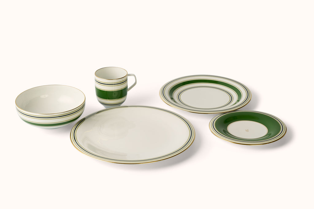 FURSTENBURG HERITAGE GREEN PORCELAIN DINNERWARE