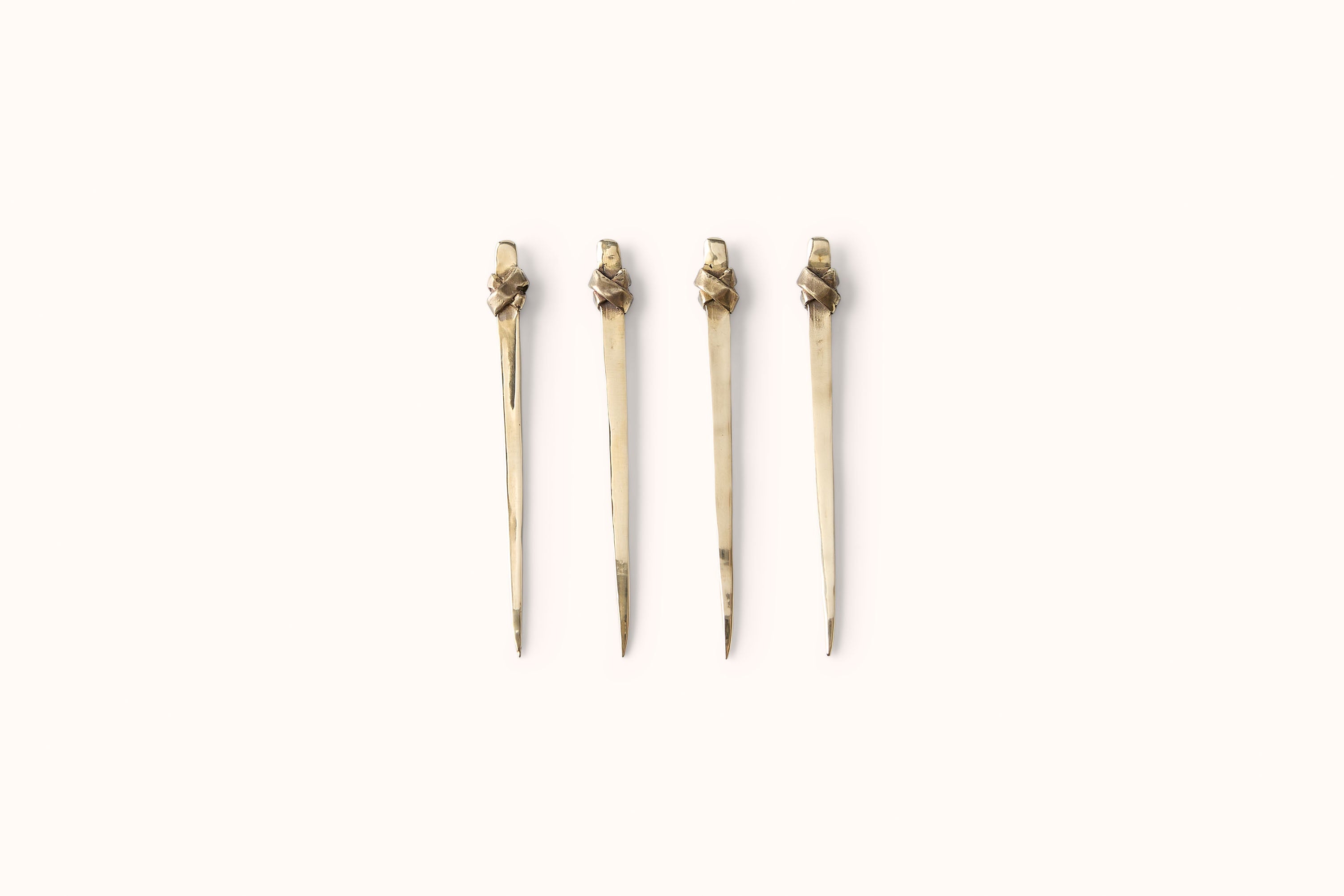 HEATH WAGONER BRASS PINXTO STICKS