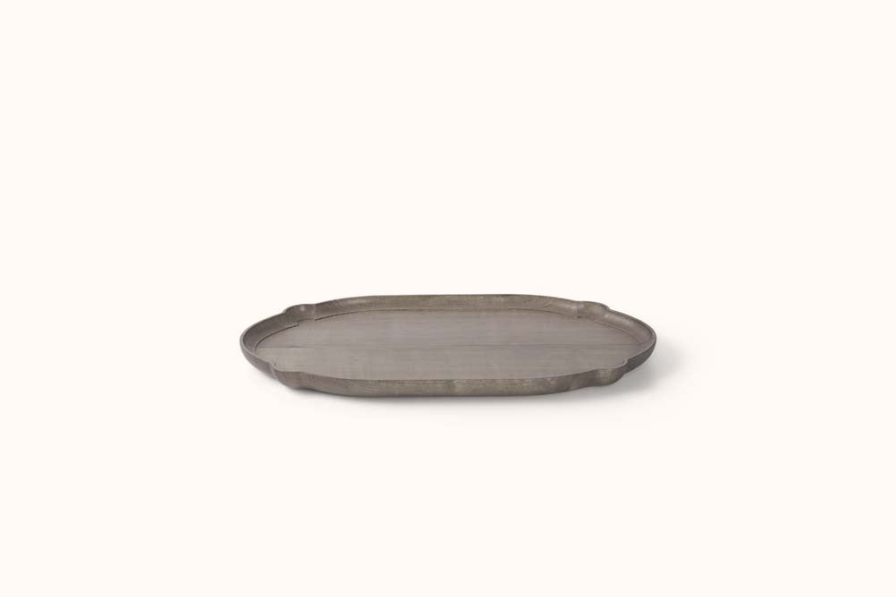 IFUJI ITALIAN OVAL TRAY GREY