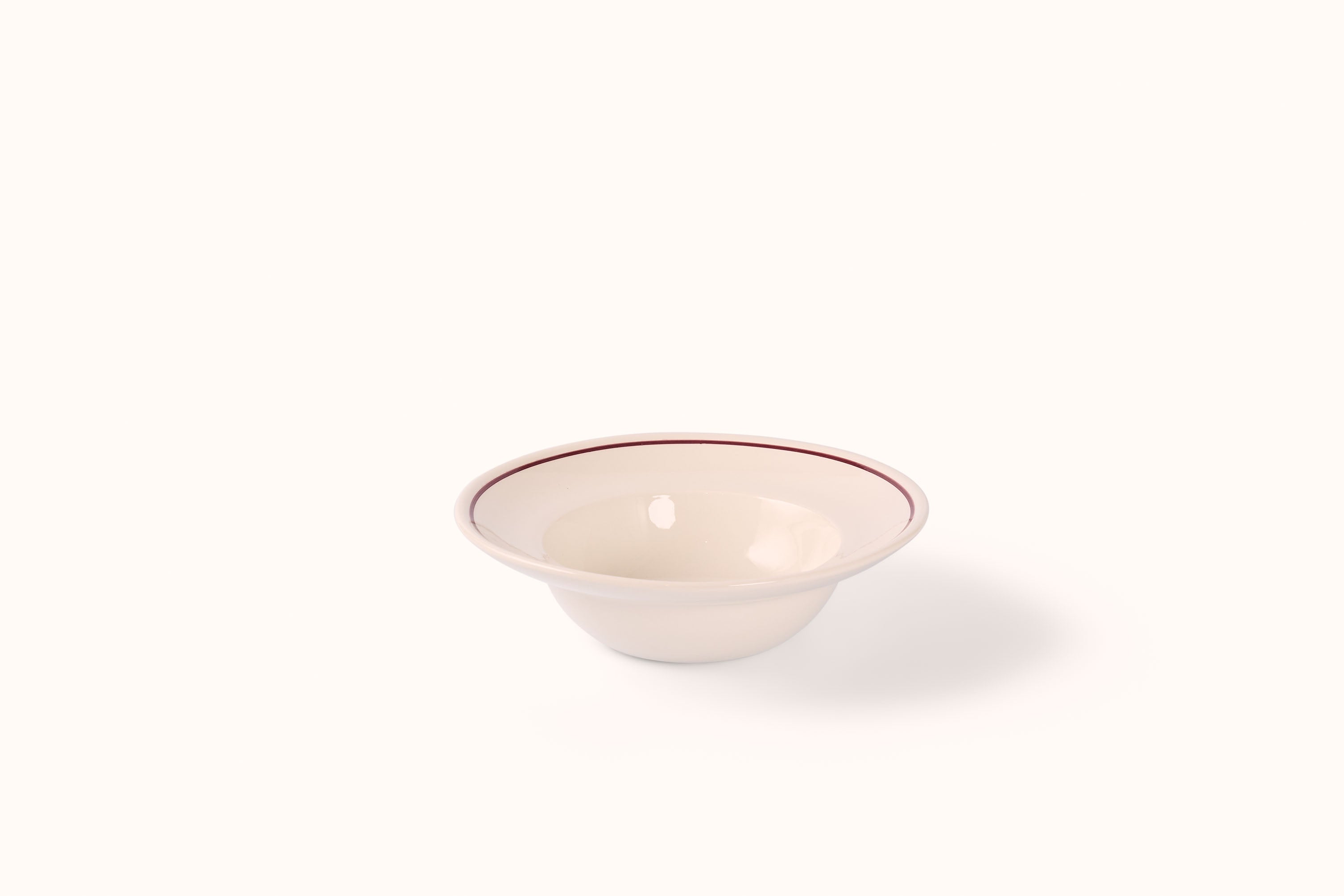 JOHN JULIAN BURGUNDY LINE PORCELAIN DINNERWARE