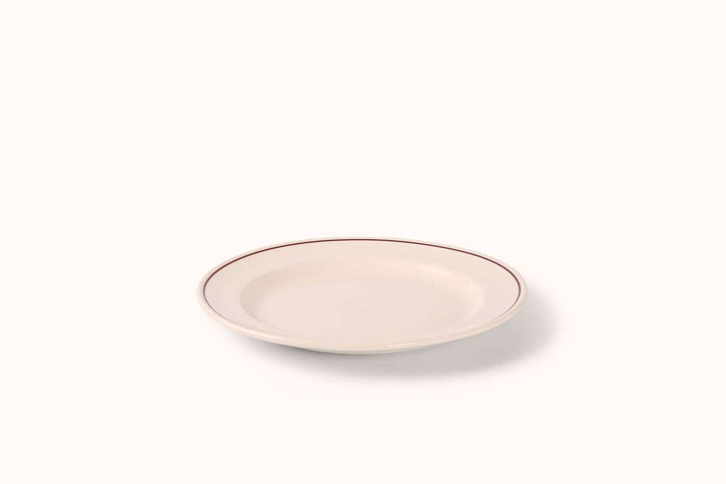 JOHN JULIAN BURGUNDY LINE PORCELAIN DINNERWARE