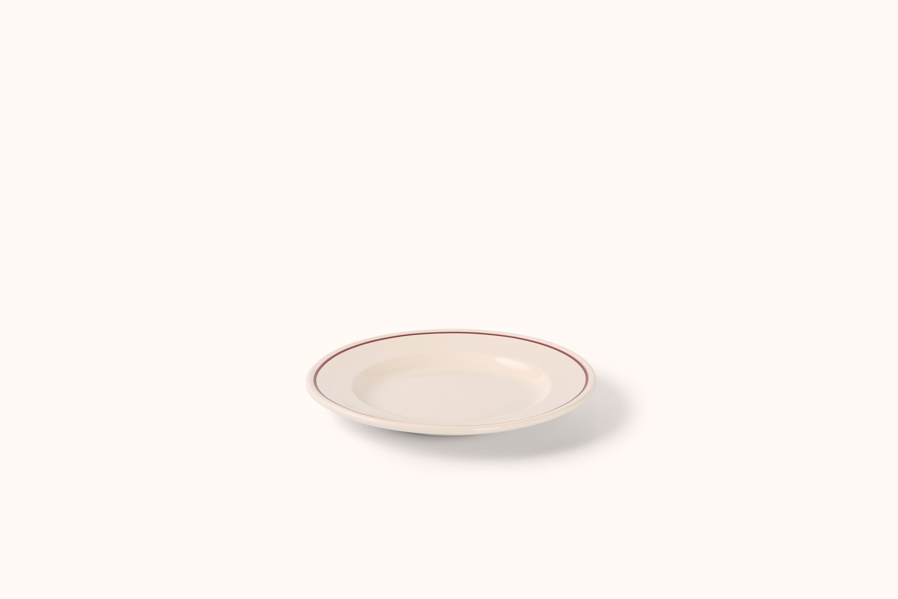 JOHN JULIAN BURGUNDY LINE PORCELAIN DINNERWARE