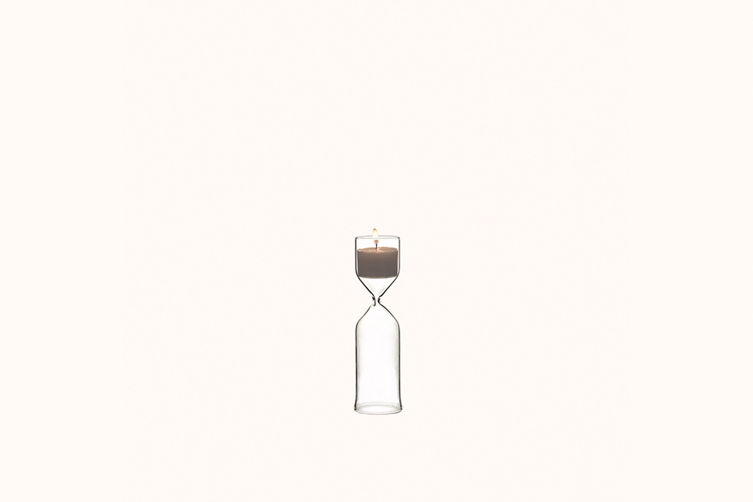 KANZ ARCHITETTI SMALL PINCHED CANDLE HOLDER