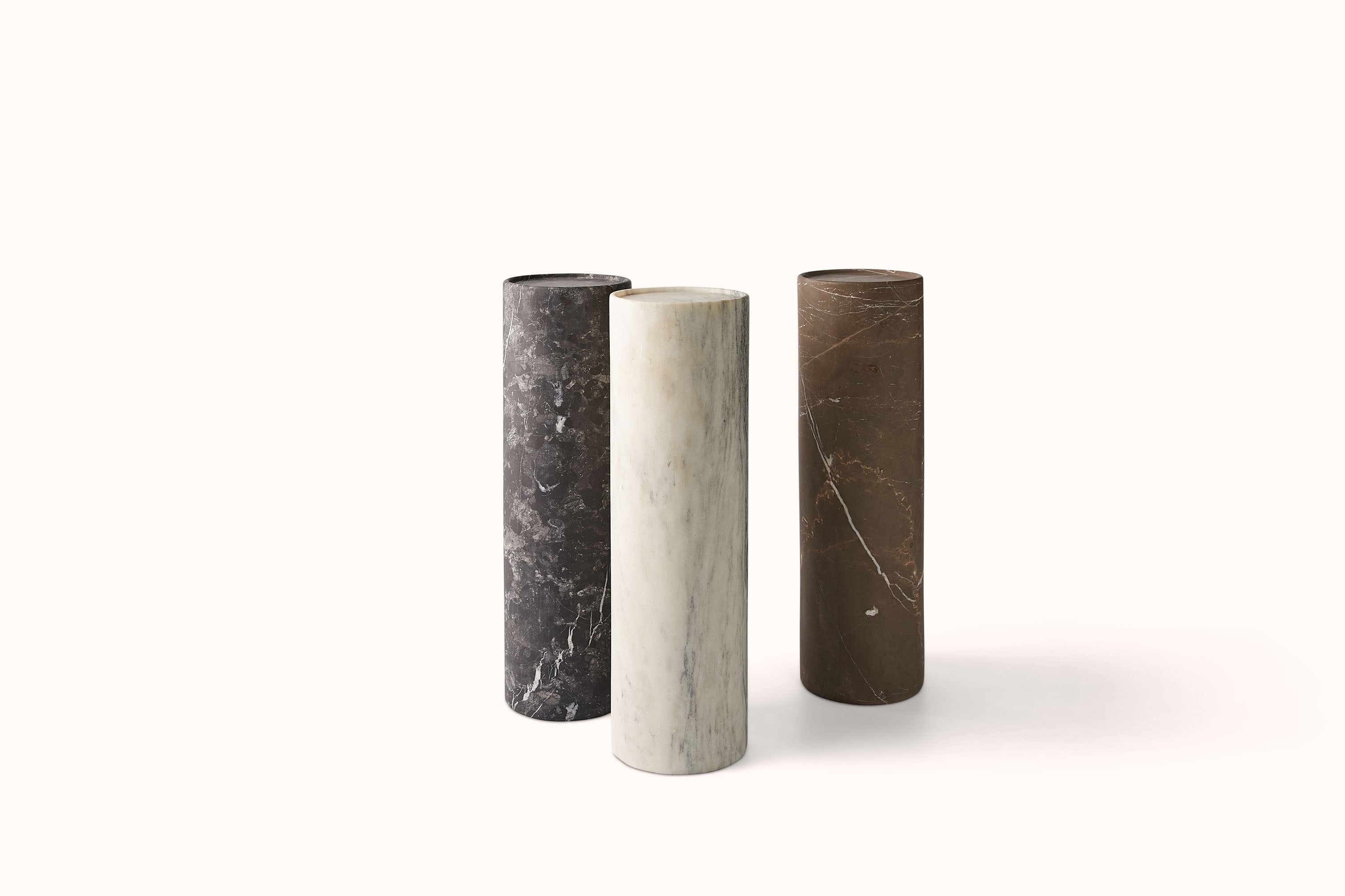 KD BIEL DRINKS .01 STONE SIDE TABLE