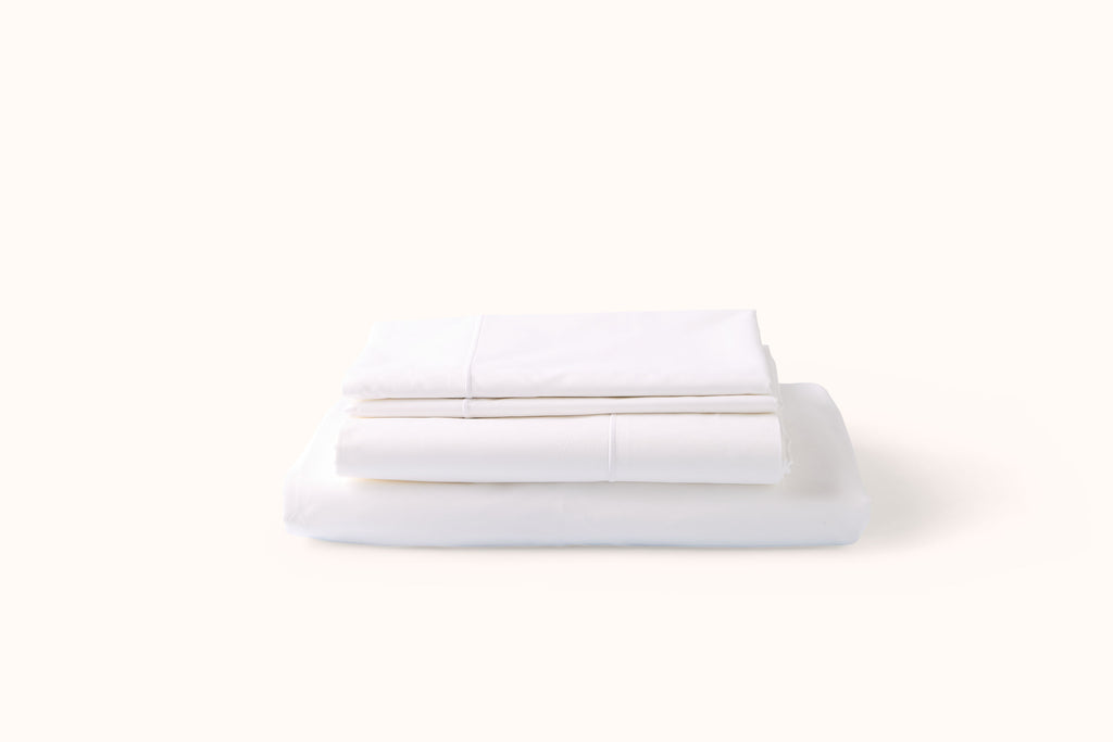 KD BIEL FINE LINENS PERCALE SHEET SET