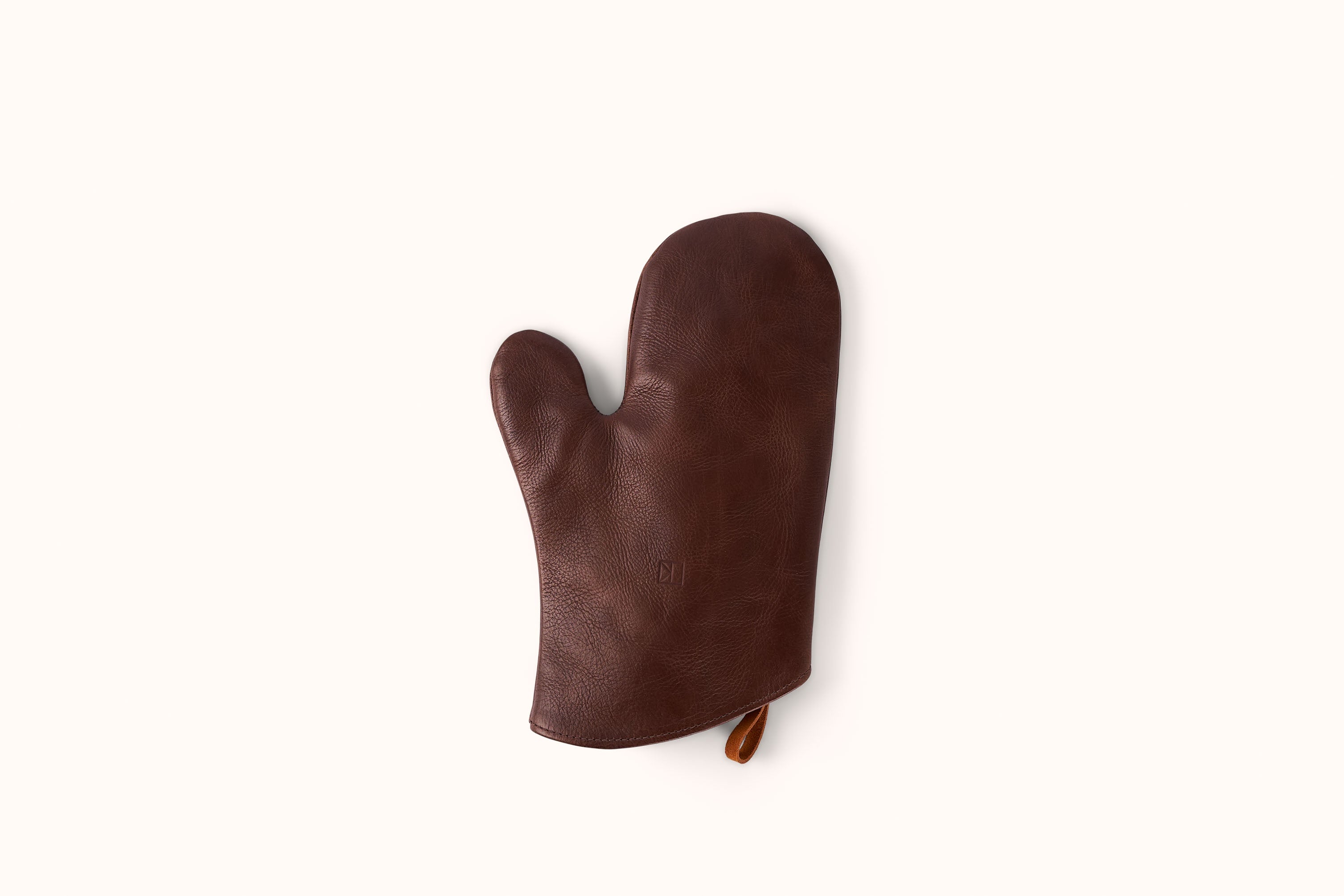 LINNY KENNEY BROWN LEATHER OVEN MITT