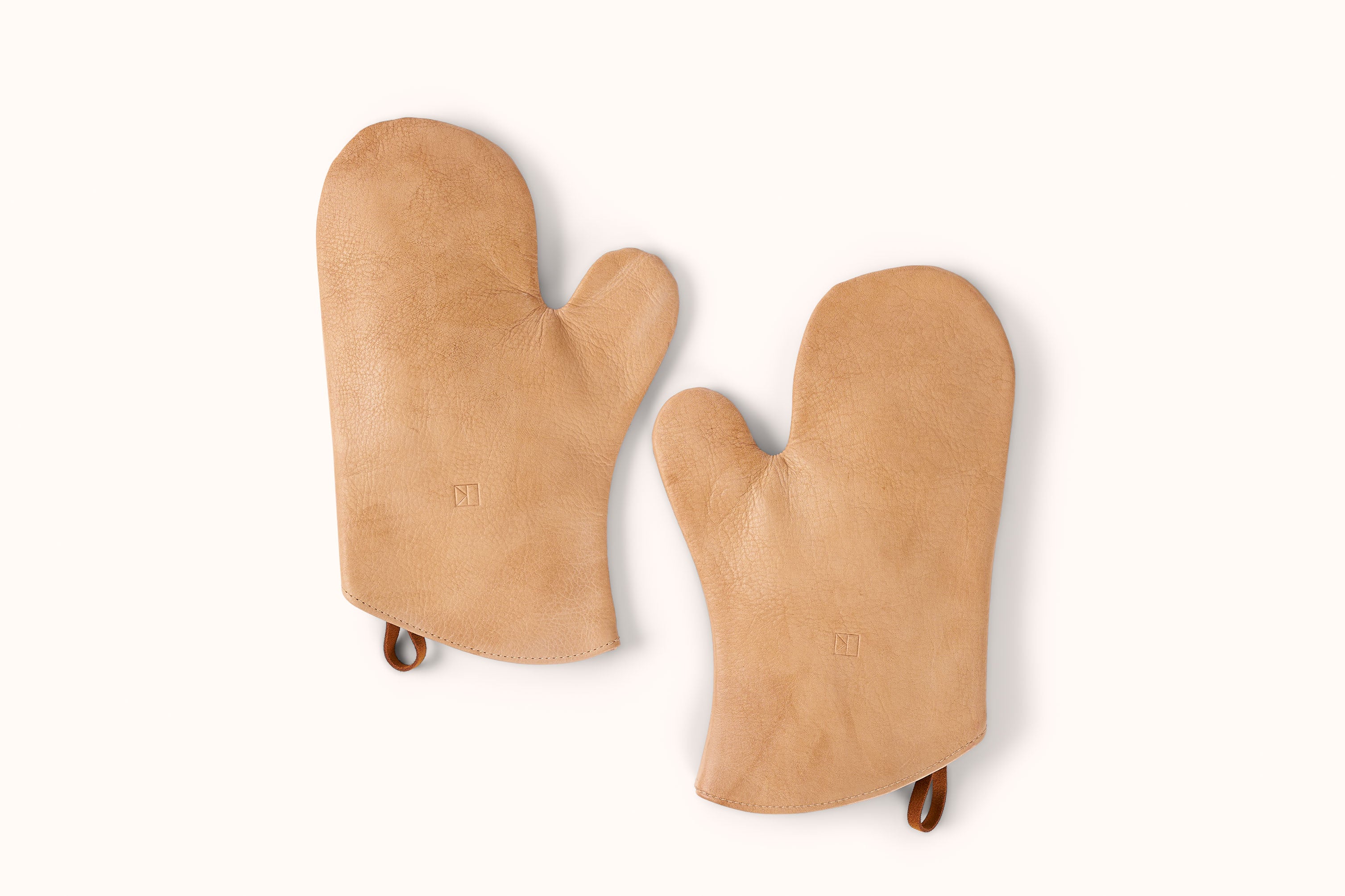 LINNY KENNEY NATURAL LEATHER OVEN MITT