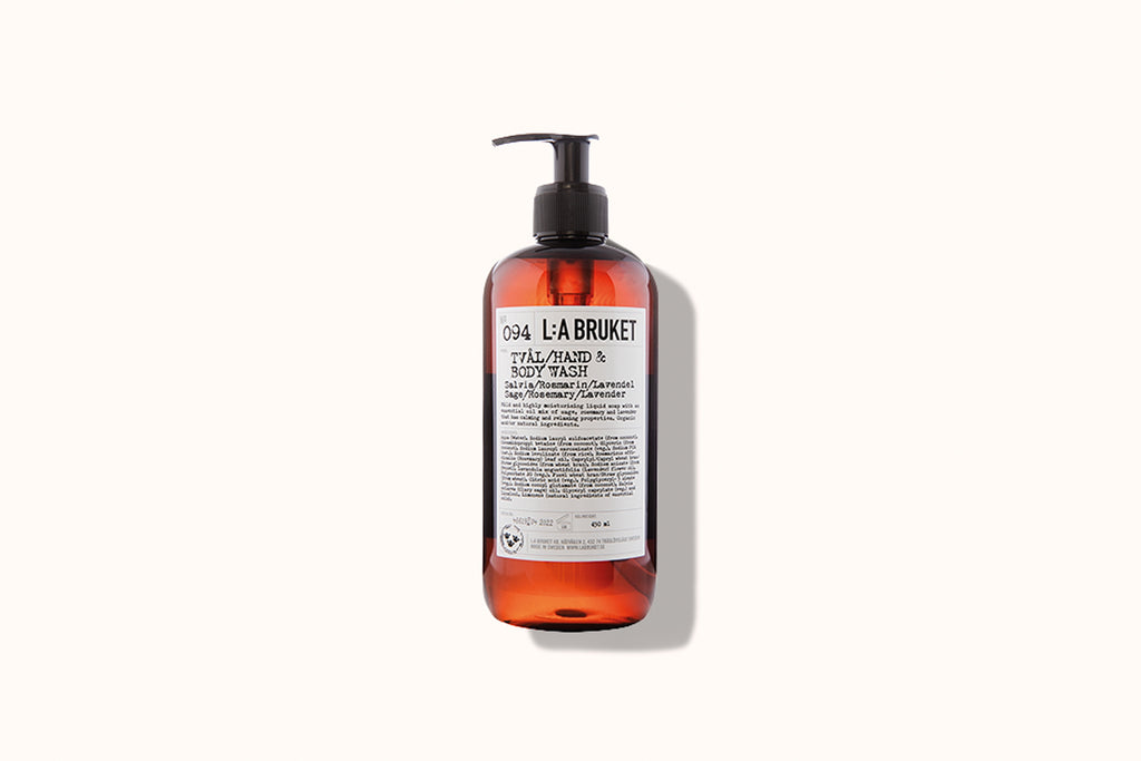 L:A BRUKET 094 HAND & BODY WASH SAGE/ROSEMARY/LAVENDAR 450ML