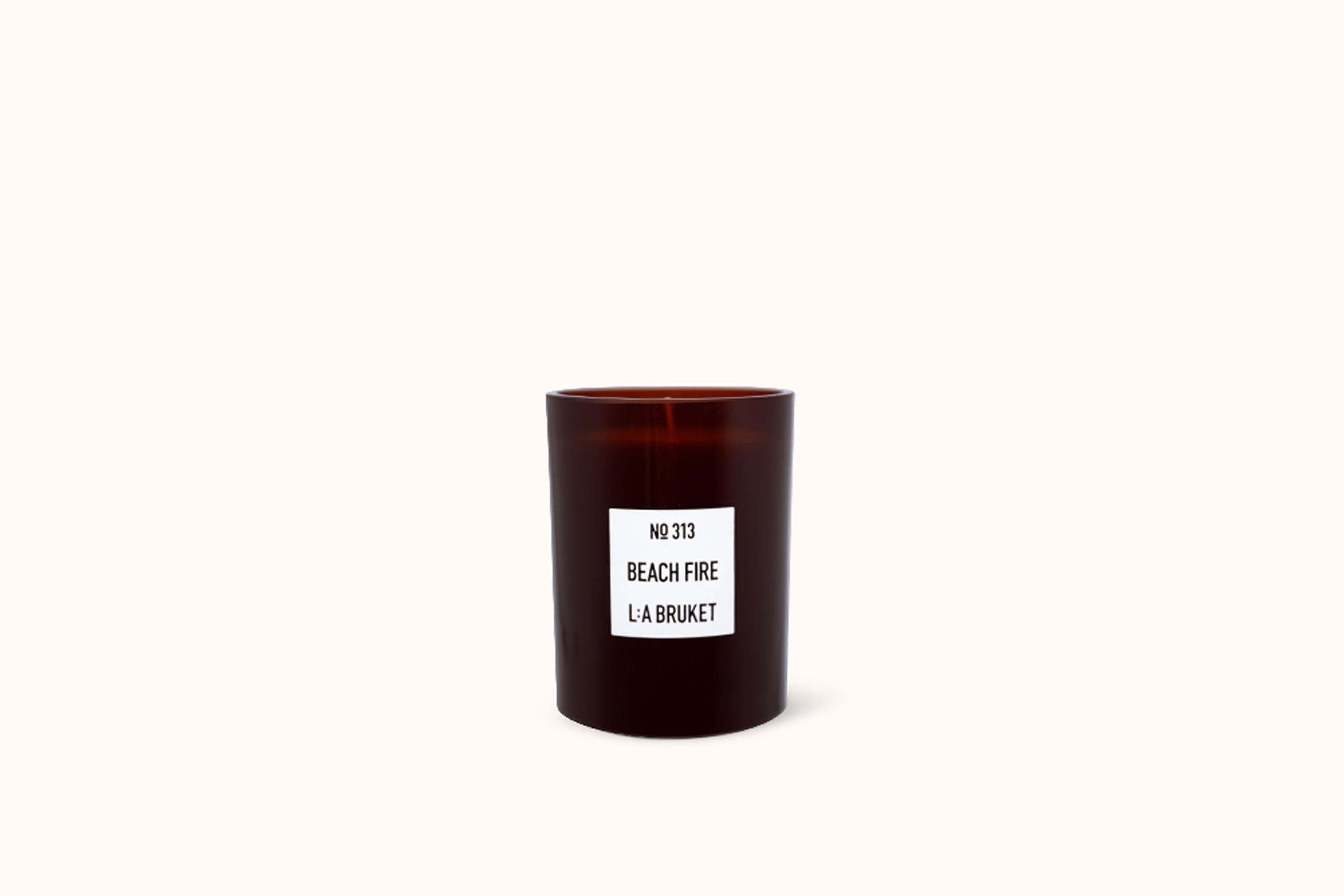 L:A BRUKET 313 SCENTED BEACH FIRE CANDLE 260G